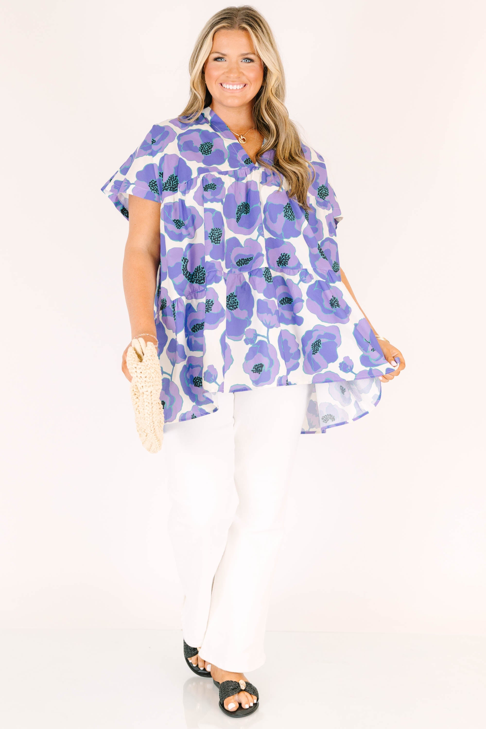 Aloha Spirits Top, Purple