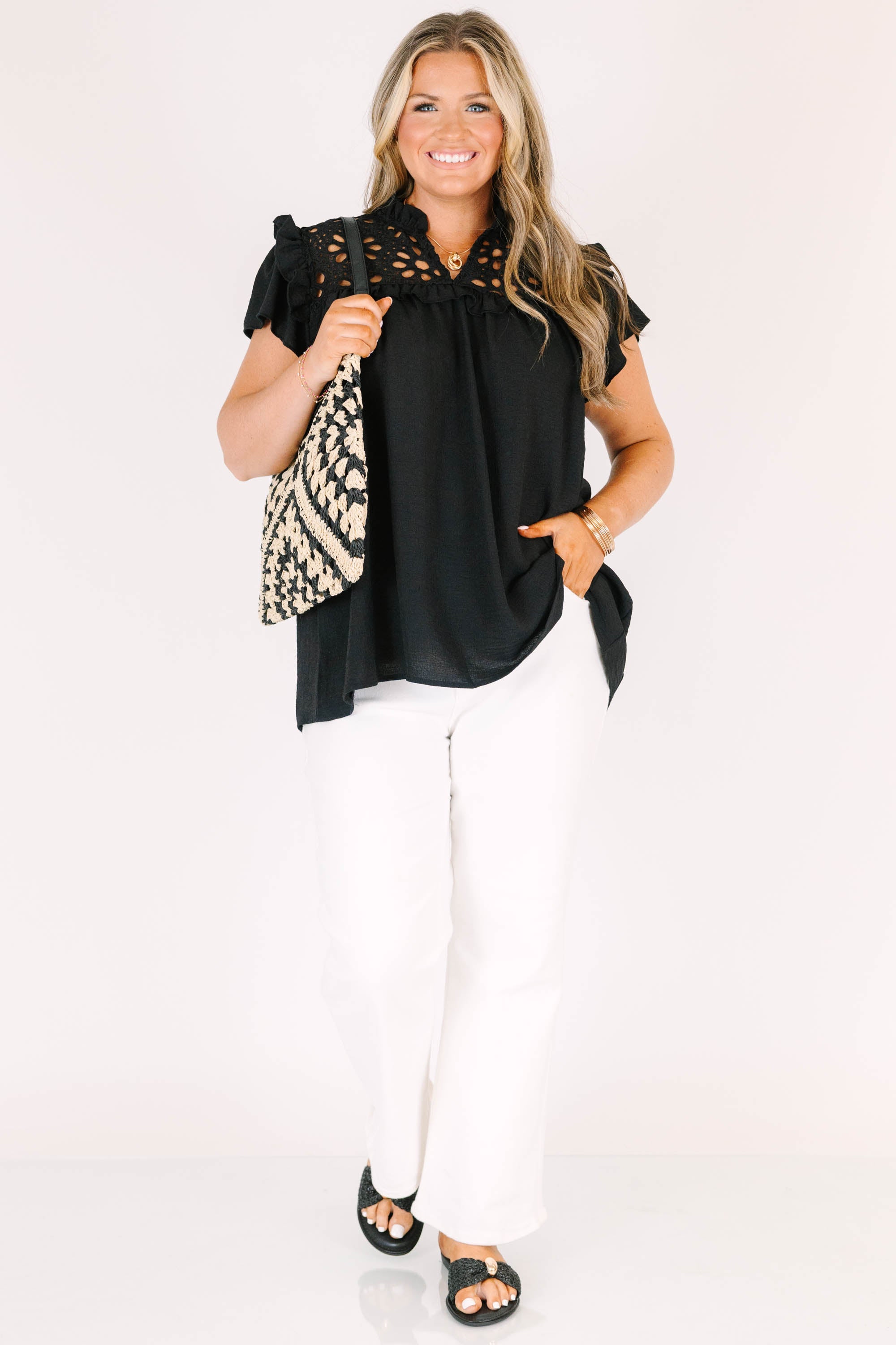 Always Choose Me Top, Black