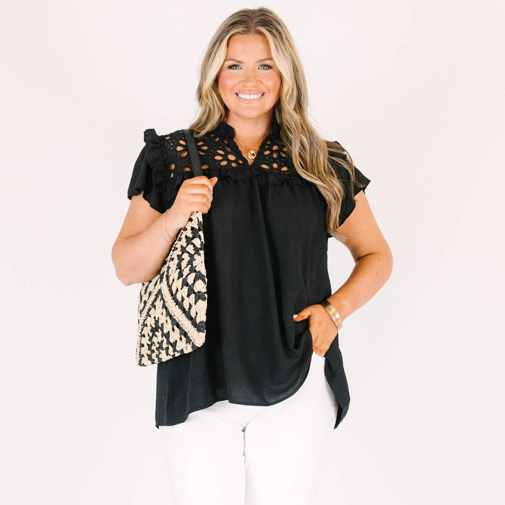 Always Choose Me Top, Black