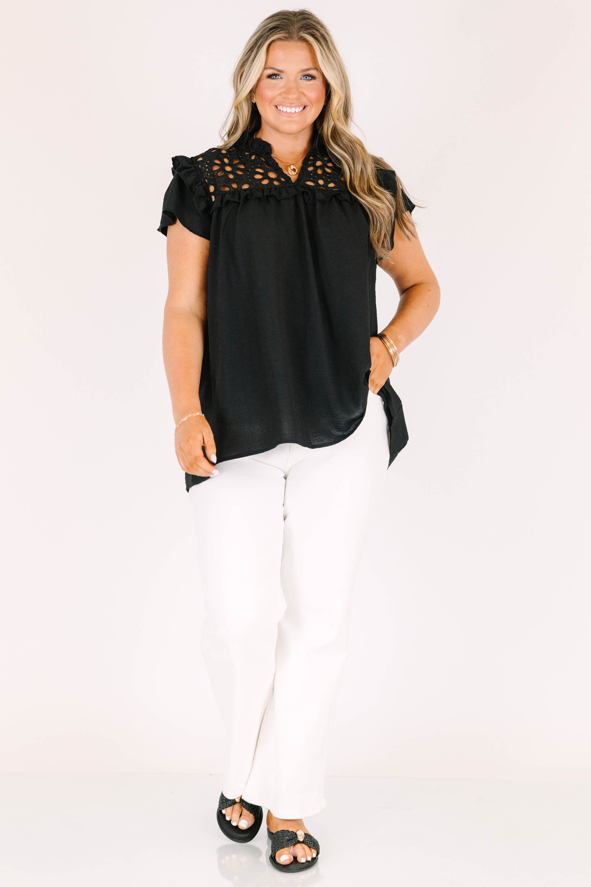 Always Choose Me Top, Black