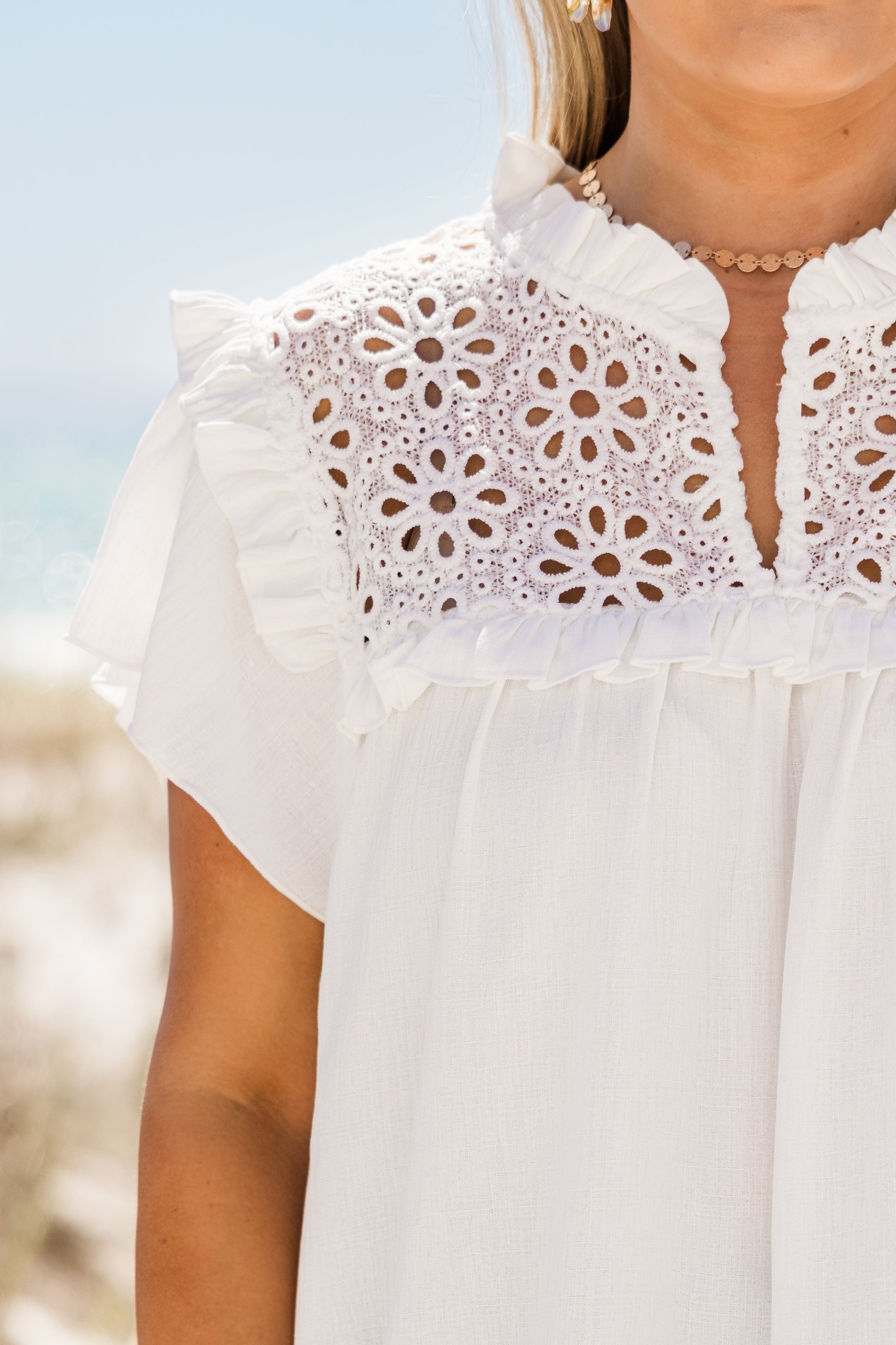 Always Choose Me Top, Off White