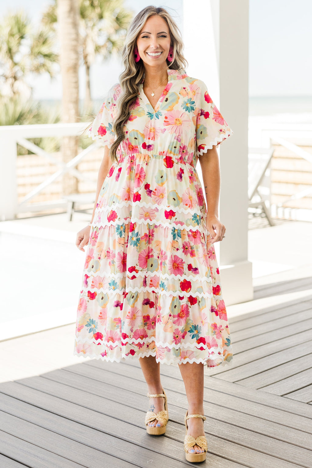 Always Daylight Maxi Dress, Pink