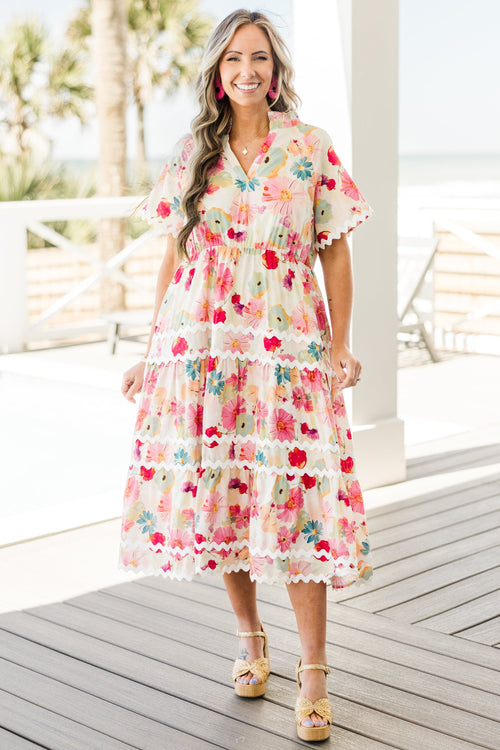 Always Daylight Maxi Dress, Pink