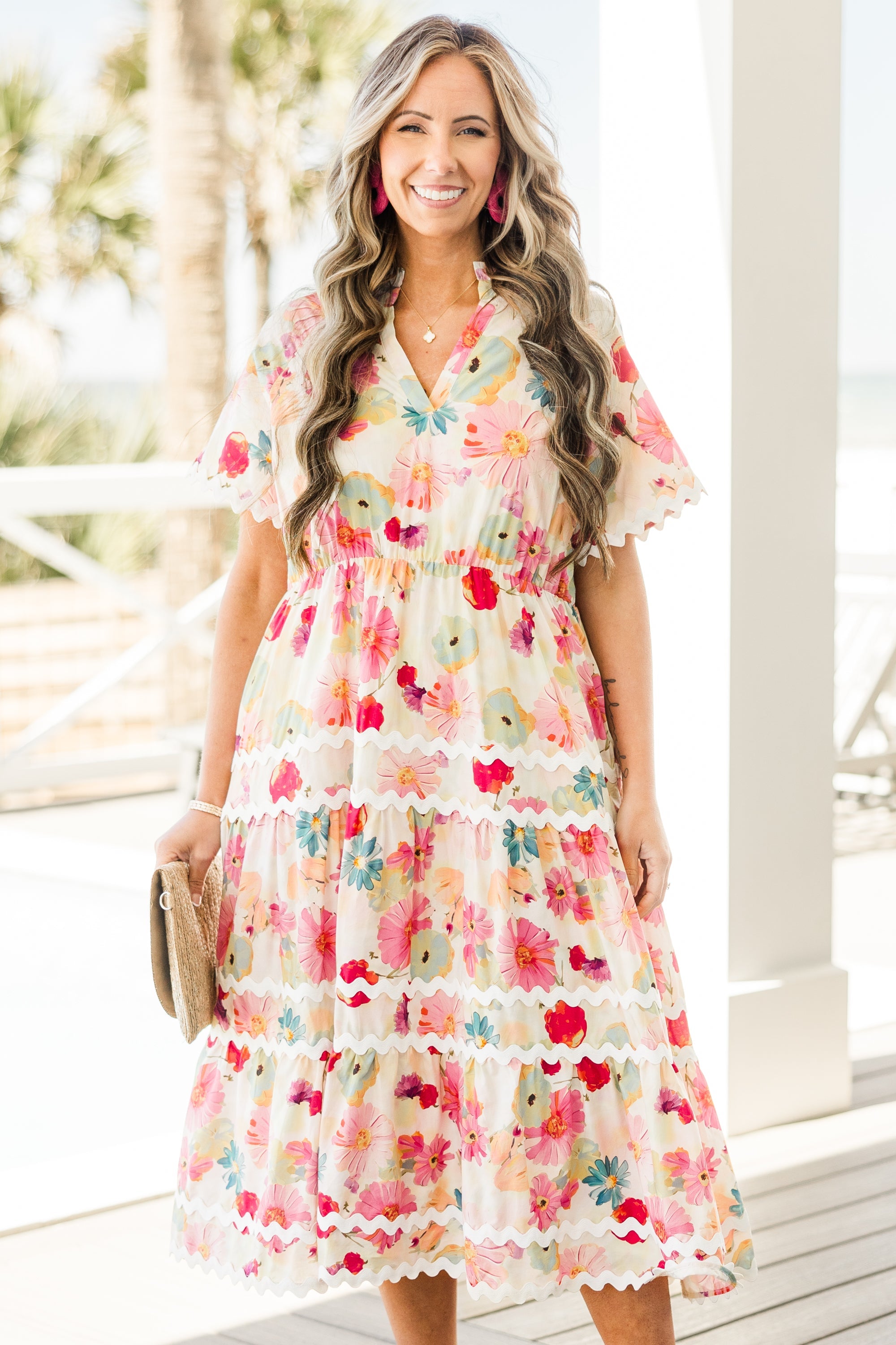 Always Daylight Maxi Dress, Pink