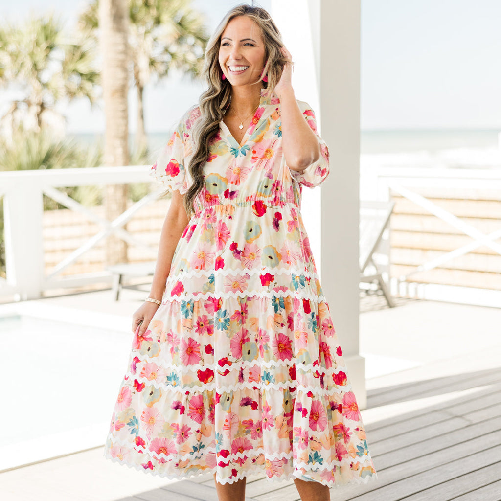 Always Daylight Maxi Dress, Pink