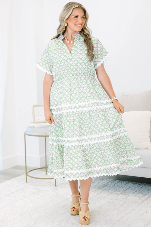 Always Daylight Maxi Dress, Green