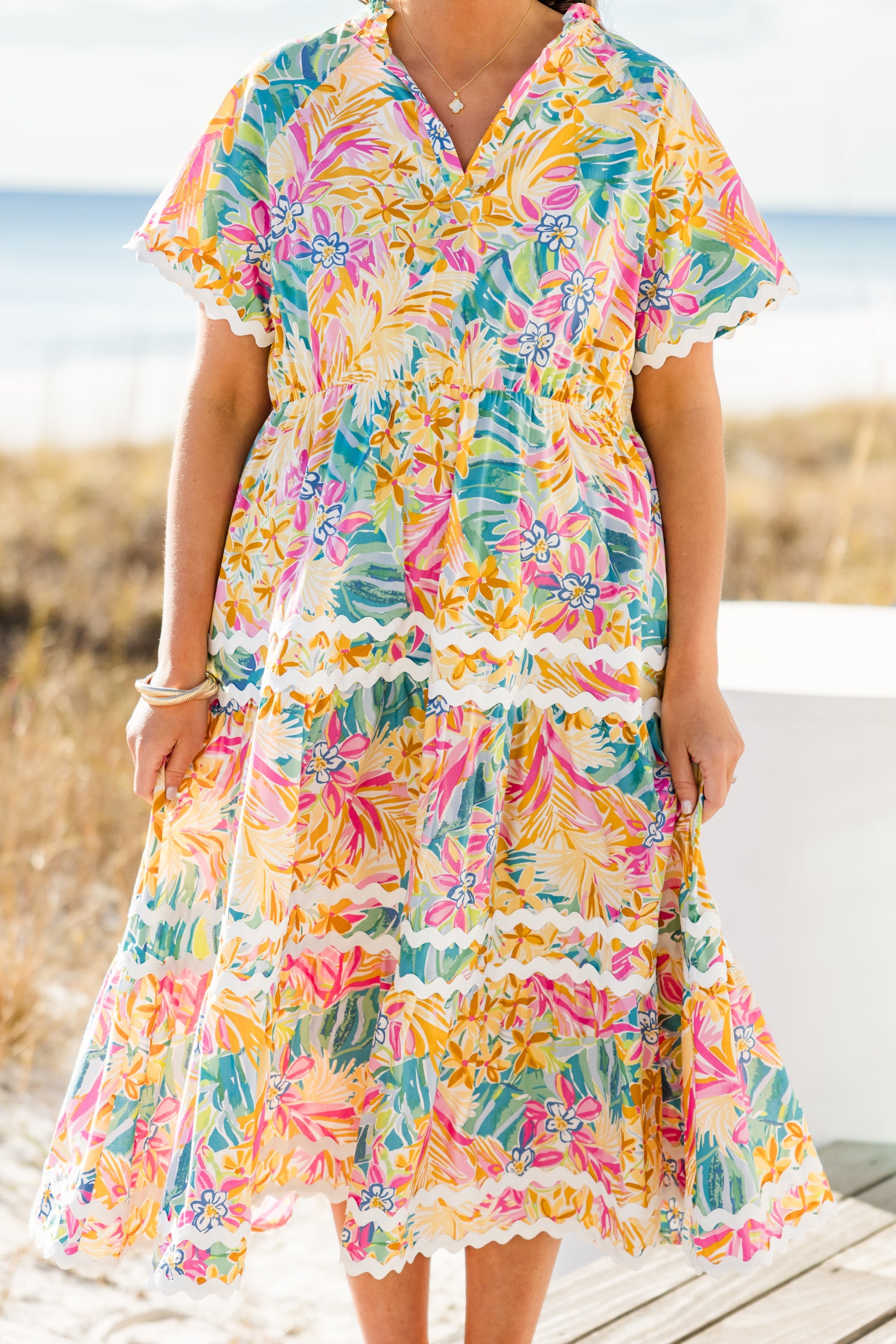 Always Daylight Maxi Dress, Yellow