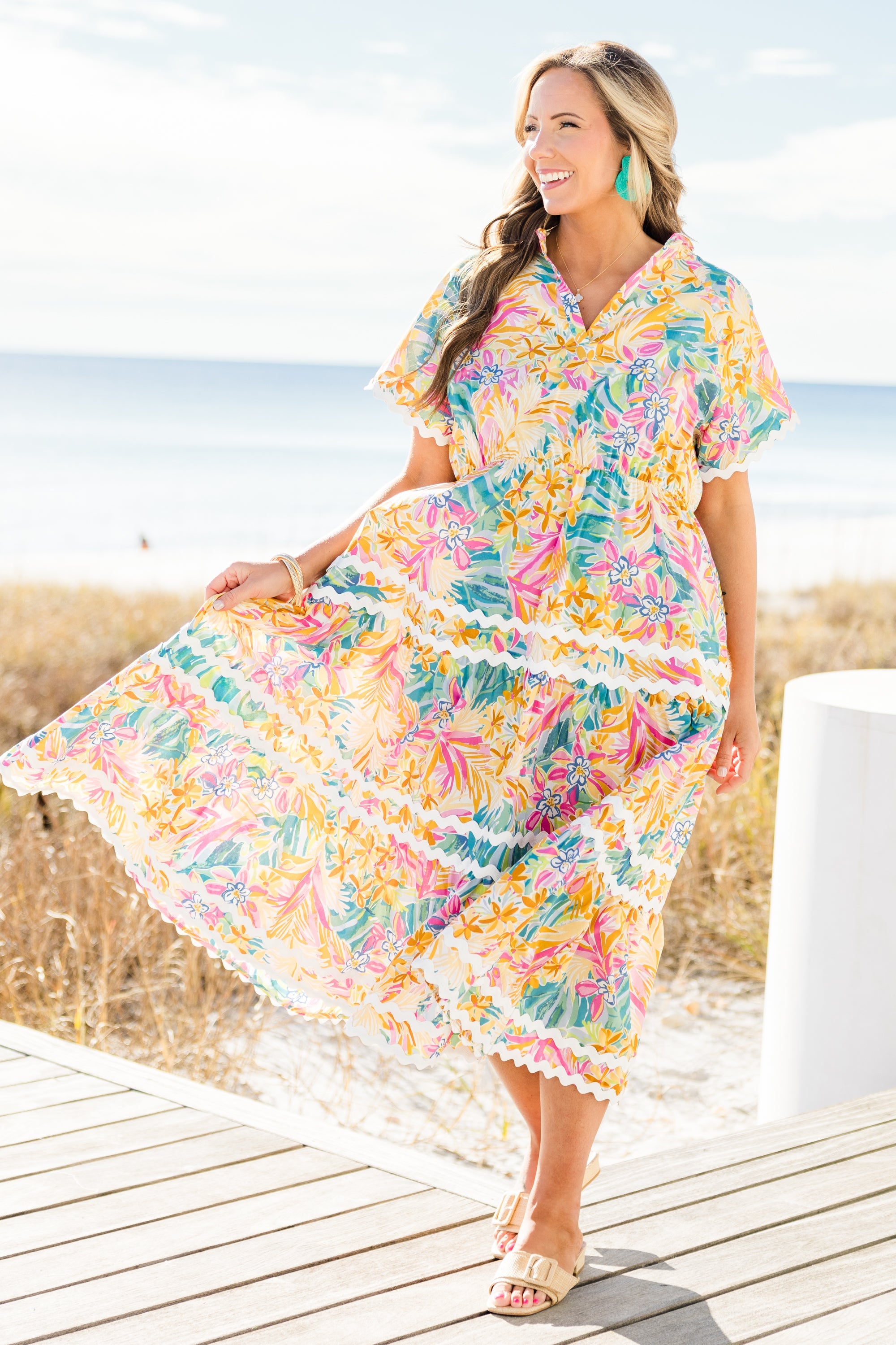 Always Daylight Maxi Dress, Yellow