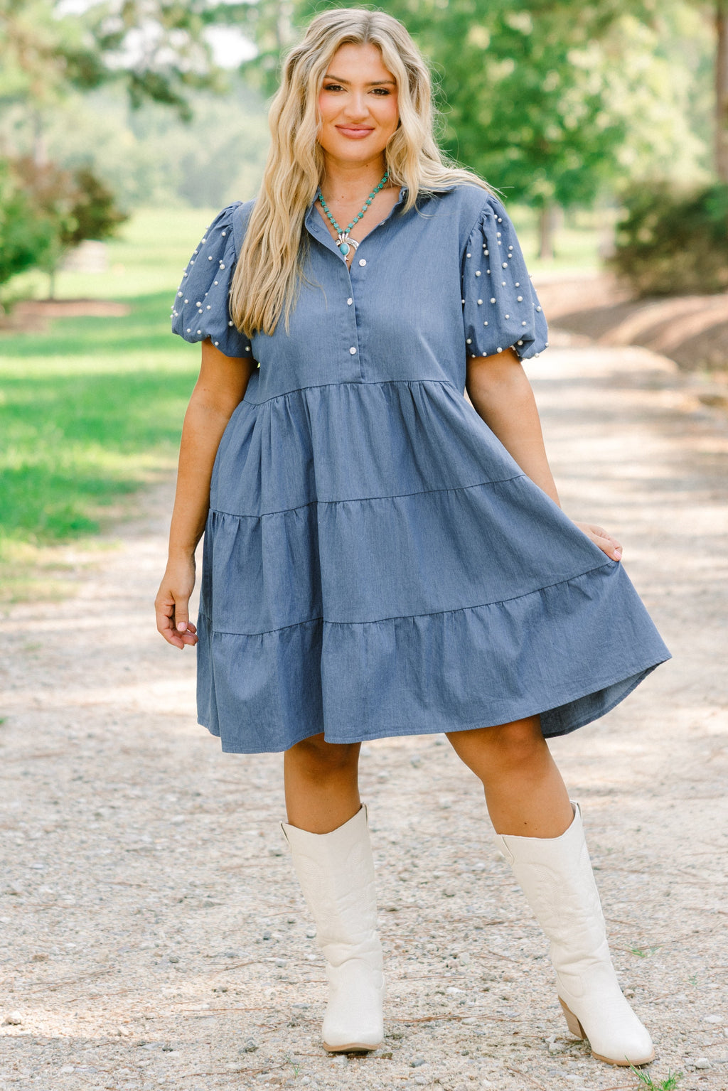 Always Meant To Be Dress, Dark Denim