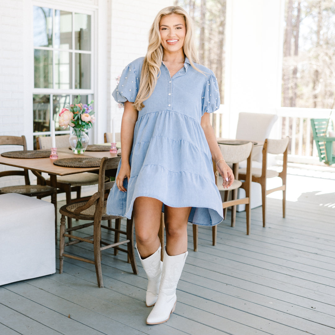 Always Meant To Be Dress, Denim