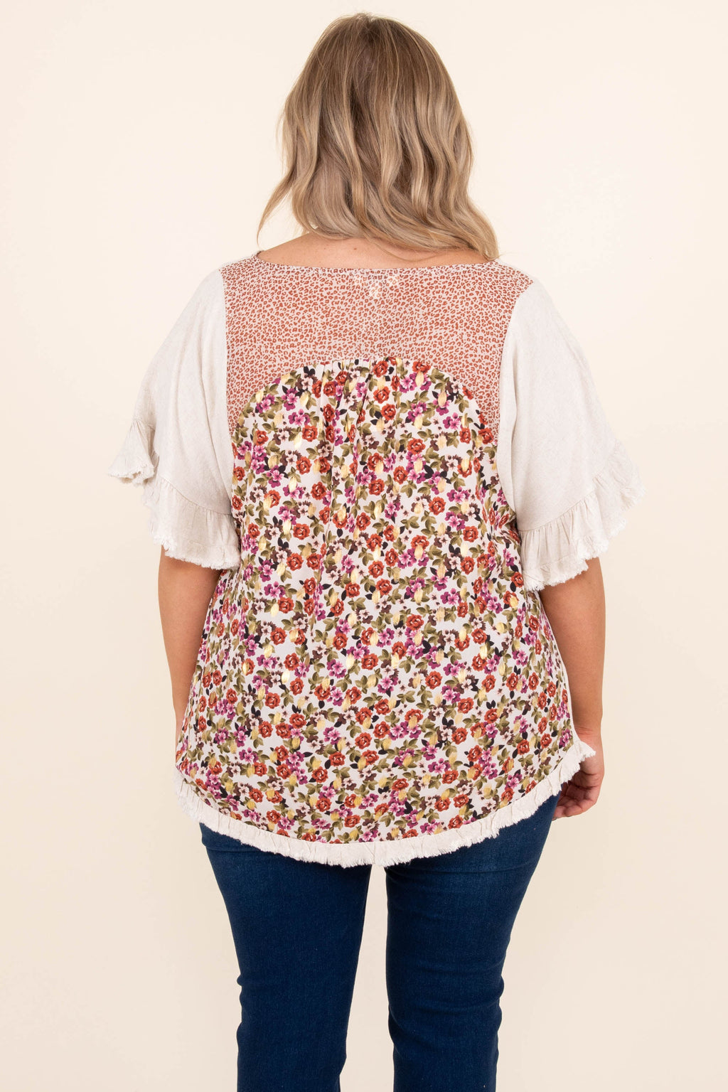 Away On Vacay Top, Oatmeal