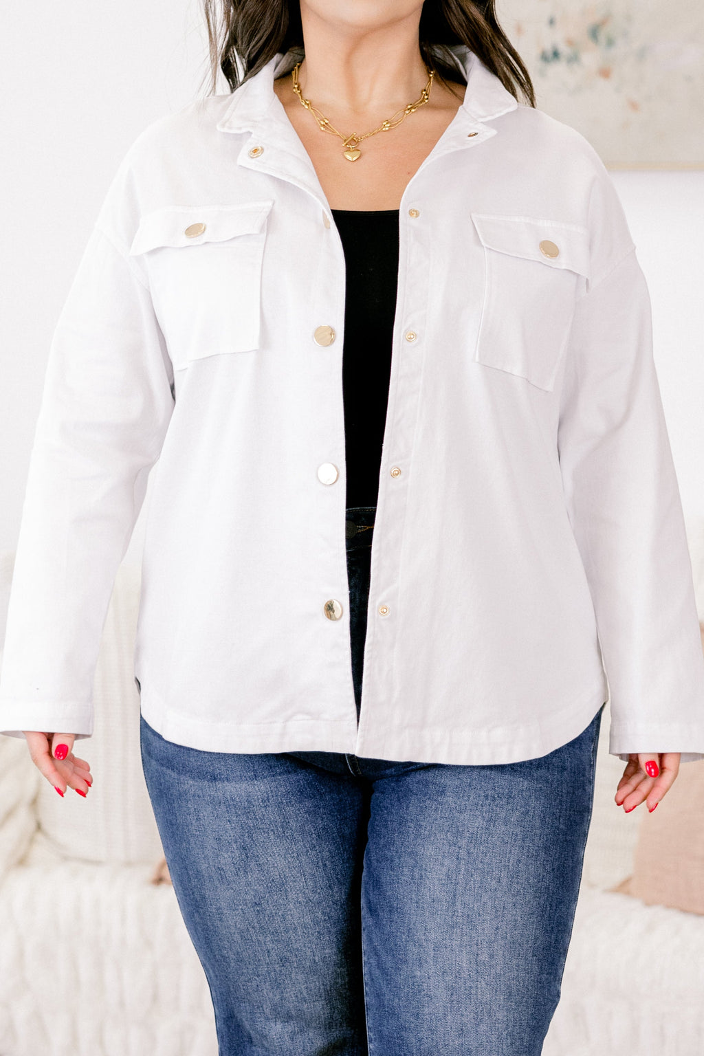 Always That Girl Jacket, White