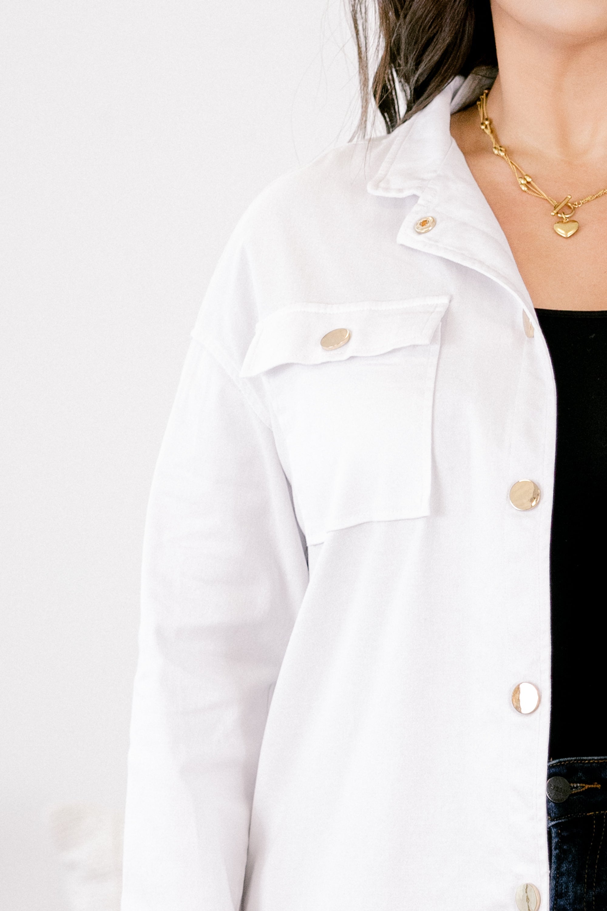 Always That Girl Jacket, White