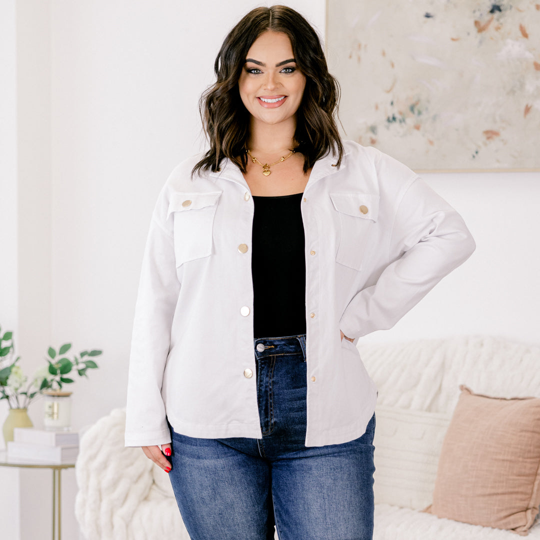 Always That Girl Jacket, White