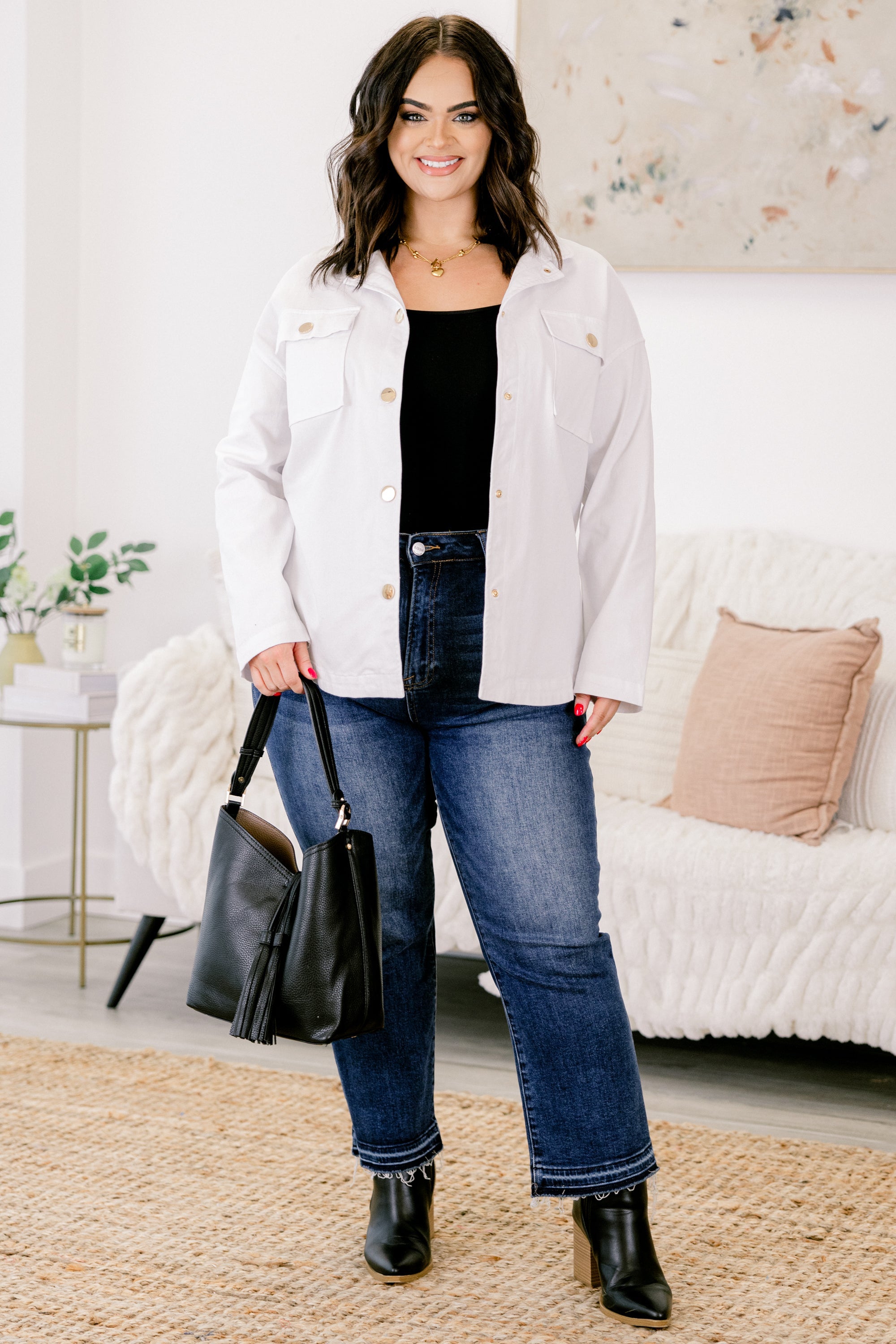 Always That Girl Jacket, White