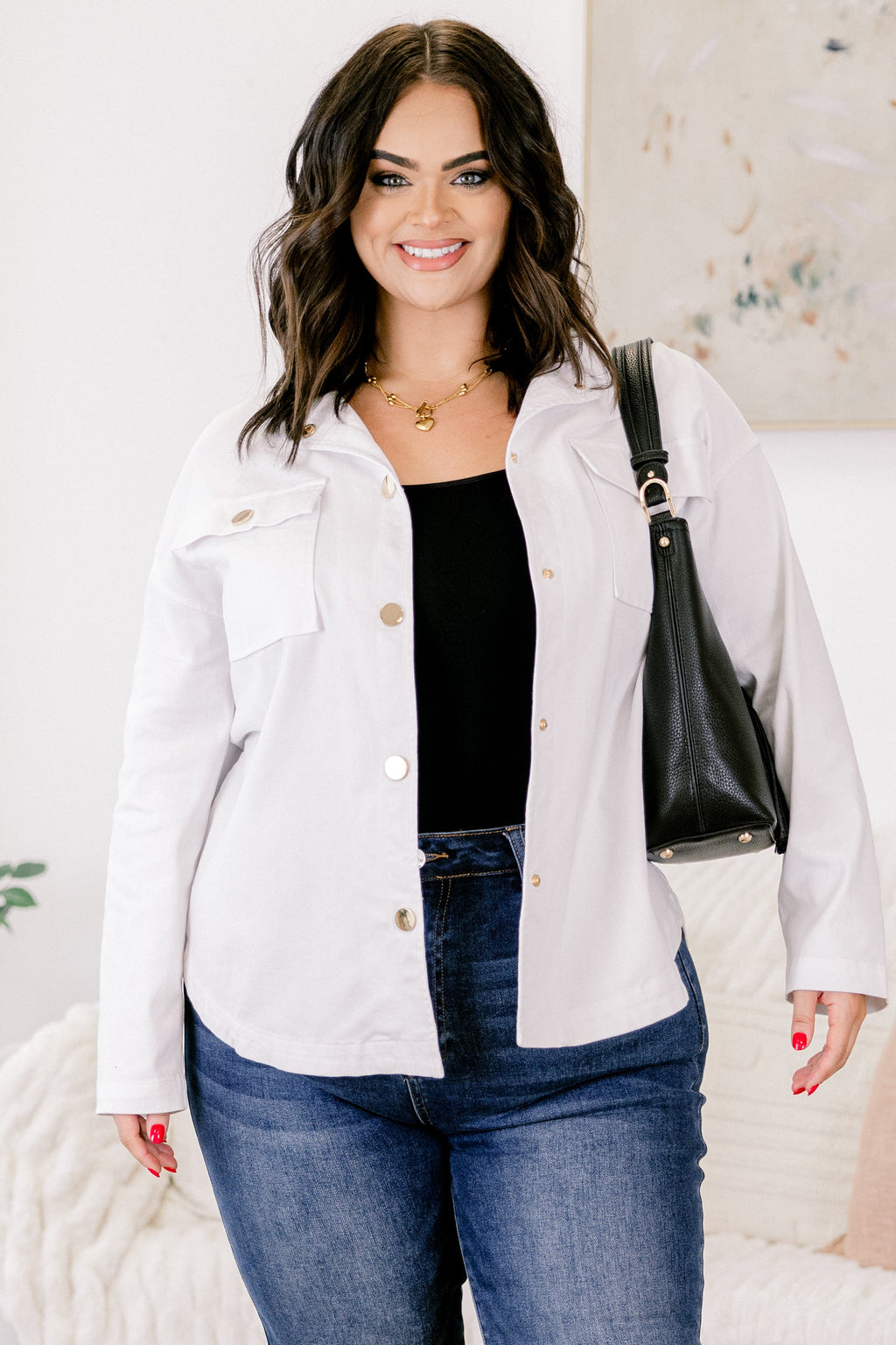 Always That Girl Jacket, White