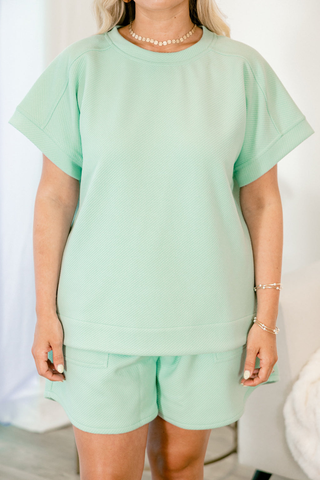 Always The Same Thing Top, Seafoam