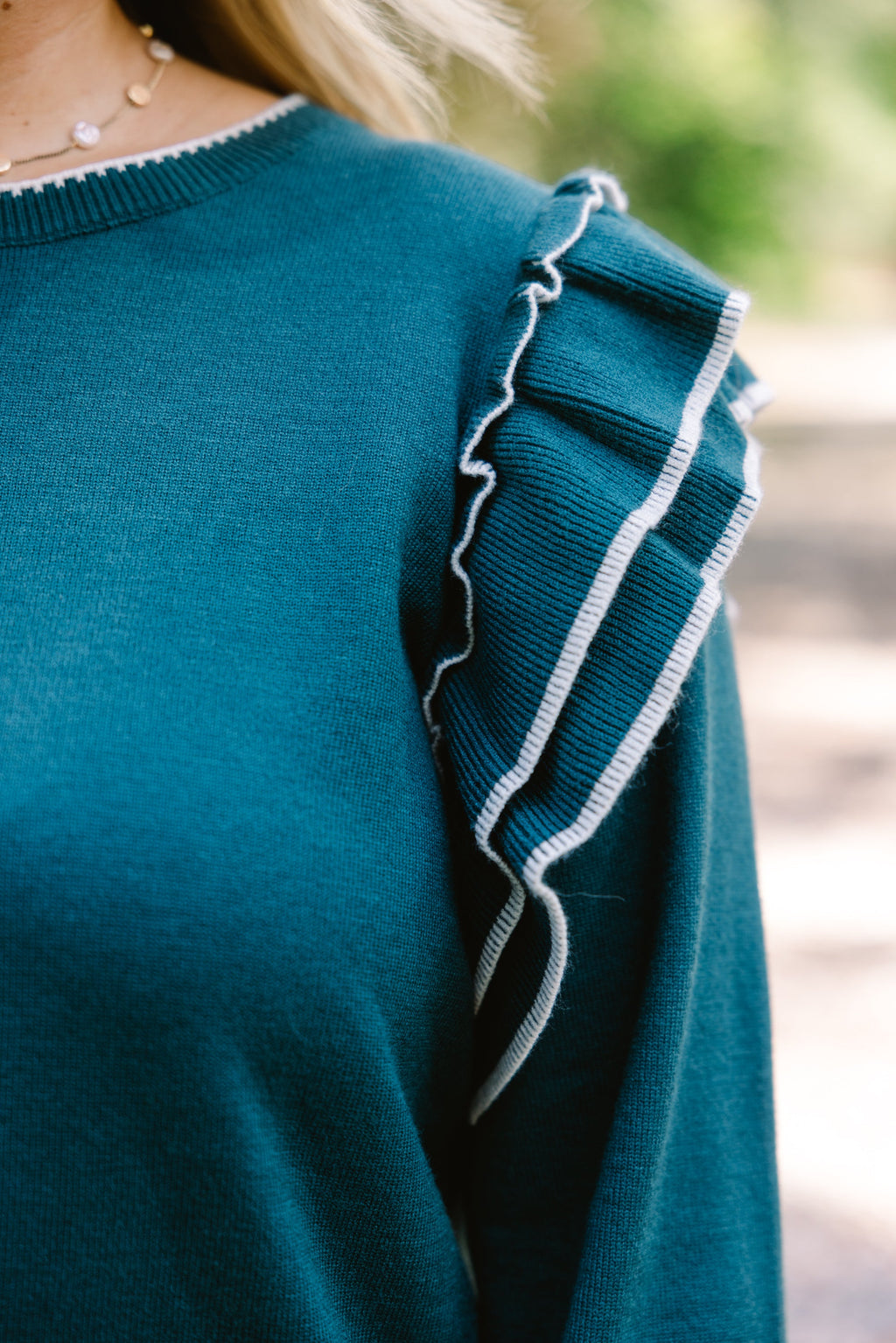 Always Timeless Sweater, Teal