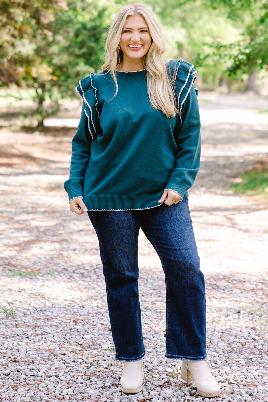Always Timeless Sweater, Teal