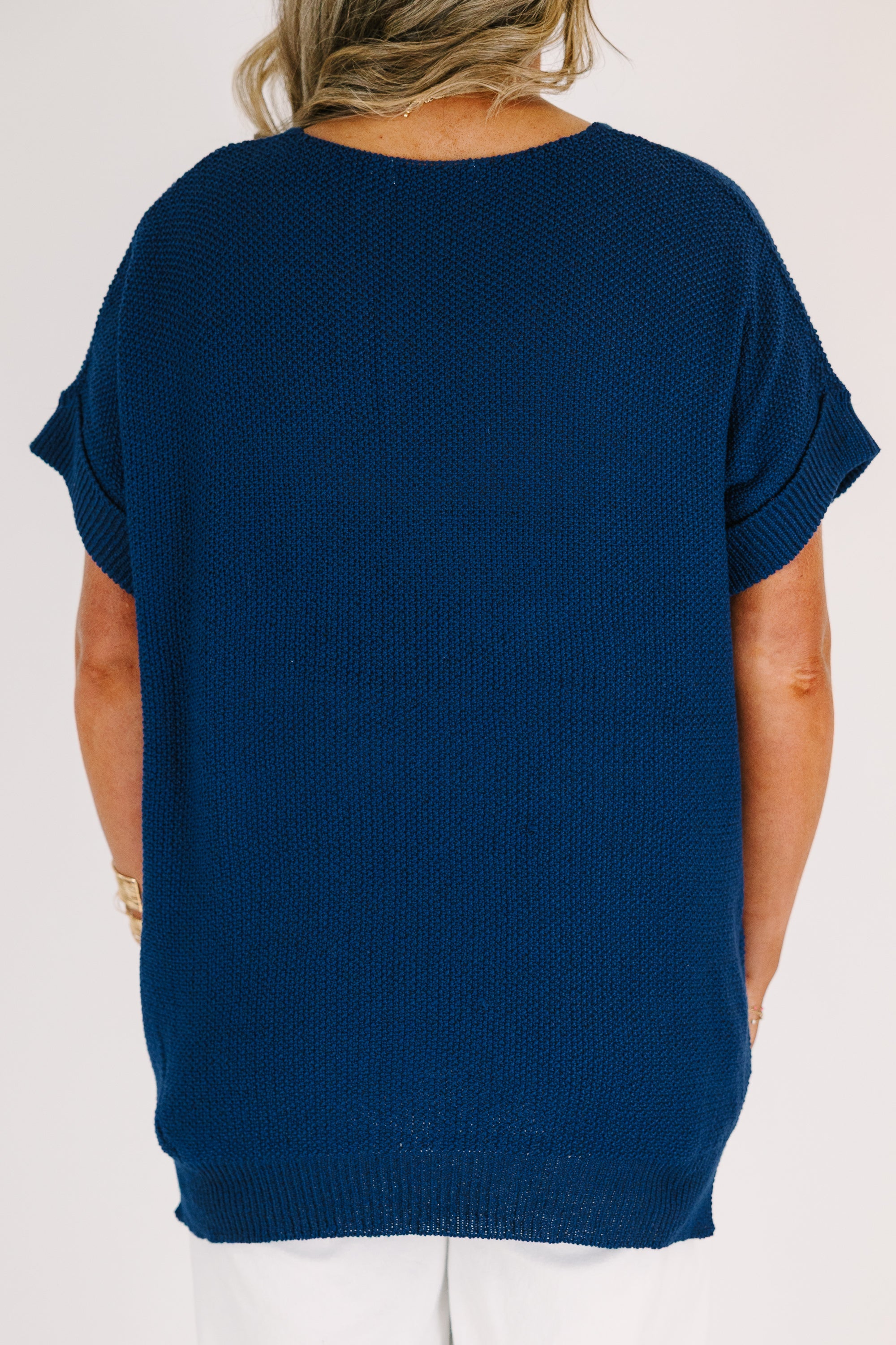 Always Effortless Sweater, Light Navy