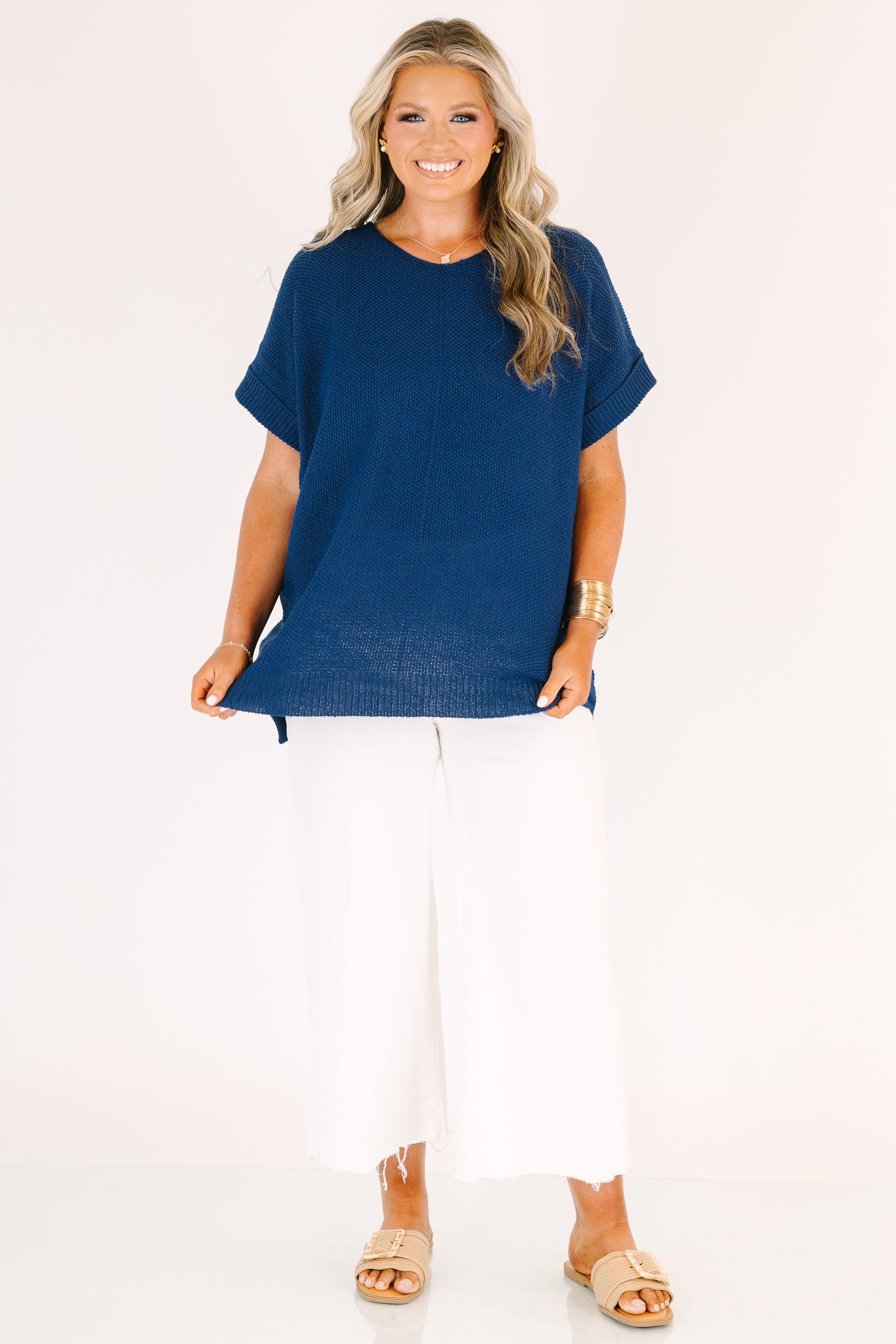 Always Effortless Sweater, Light Navy