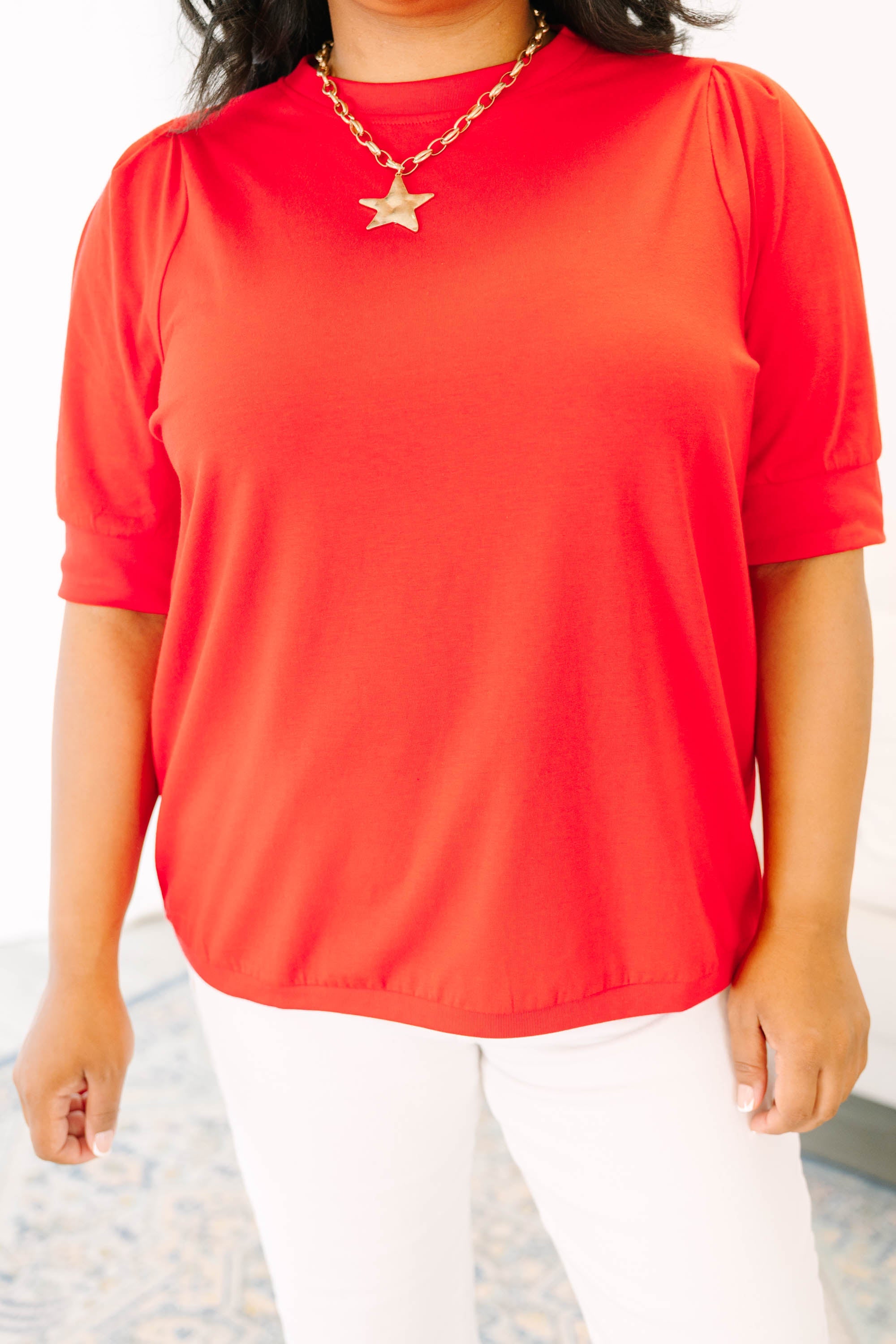 An Easy Love Top, Red