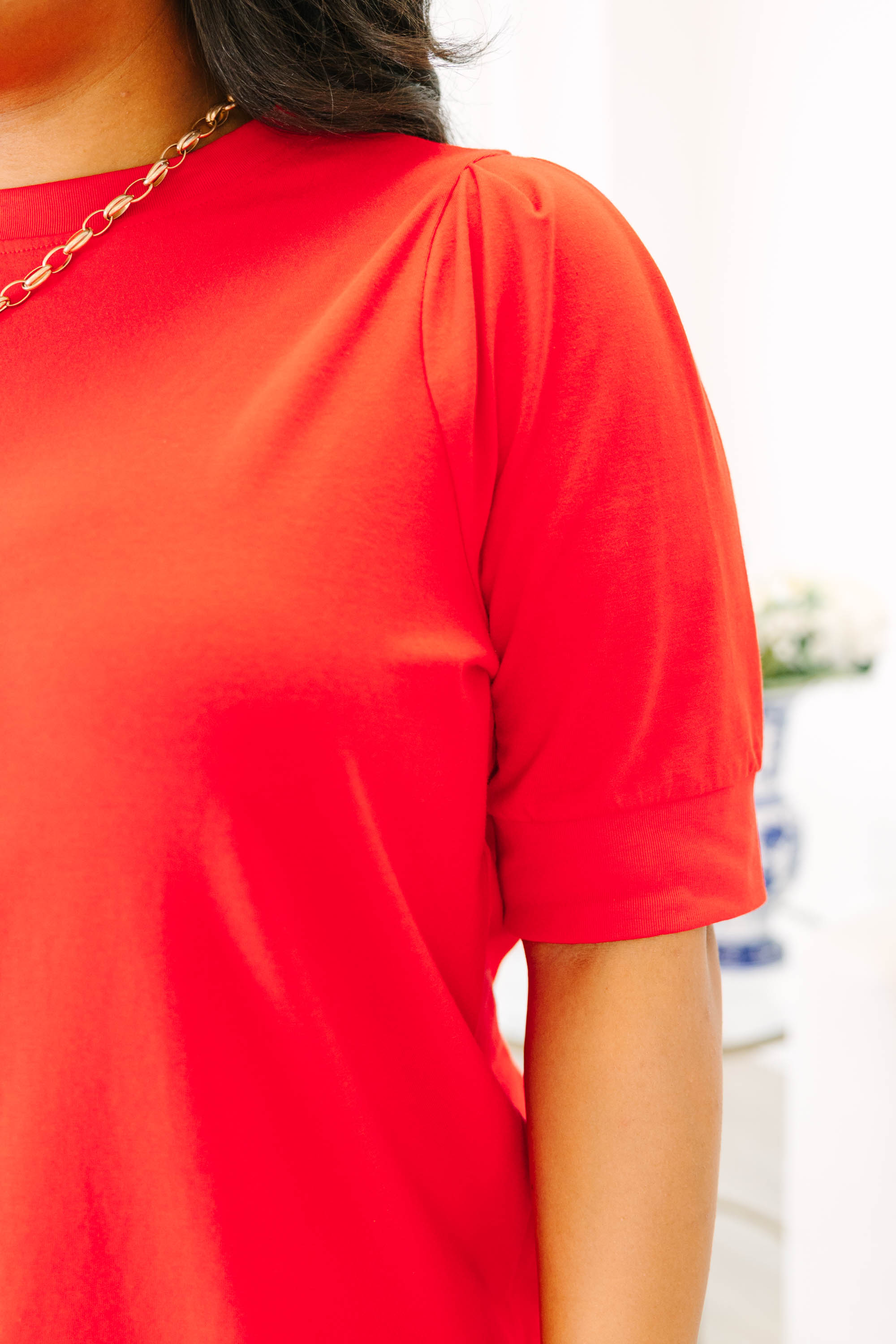 An Easy Love Top, Red