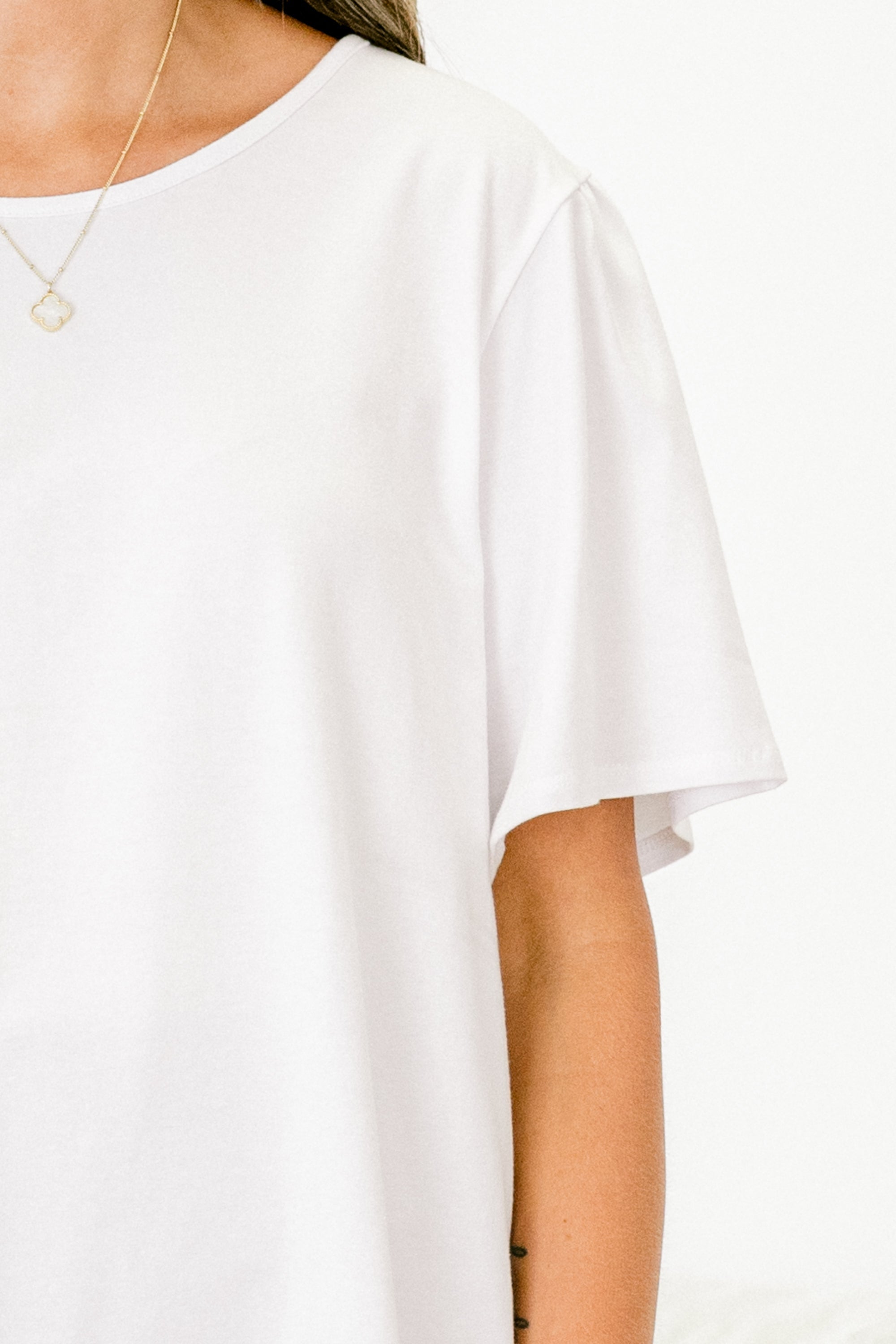 An Open Book Top, Off-White