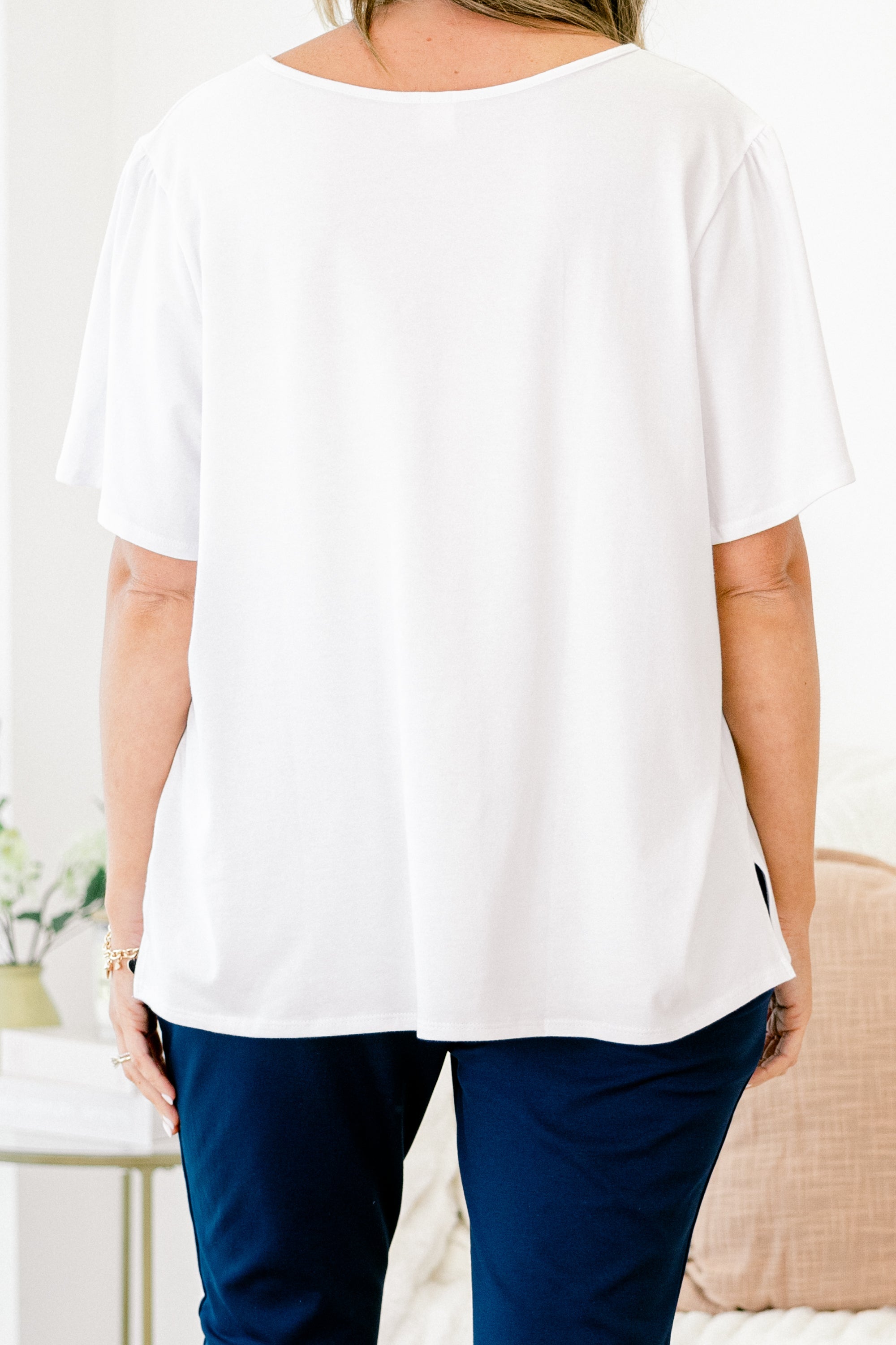 An Open Book Top, Off-White