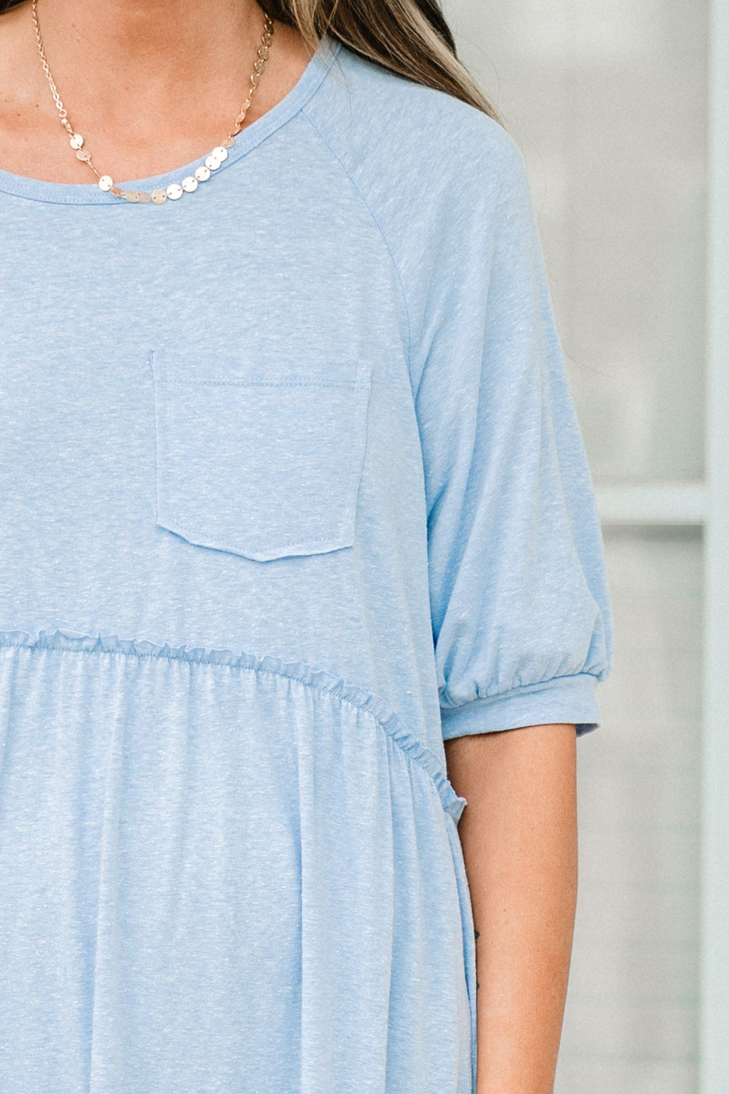 Another Day Dress, Sky Blue