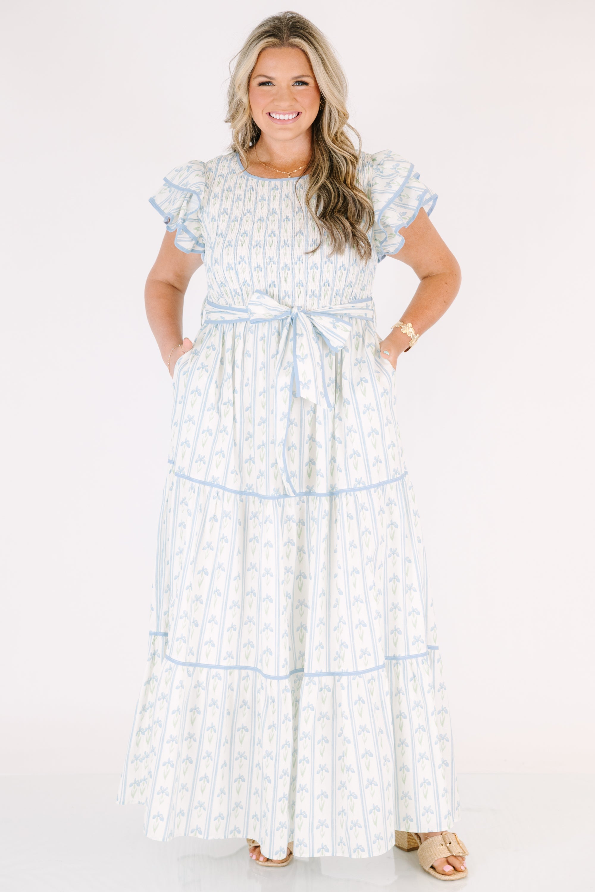 Another Time And Place Dress, Blue