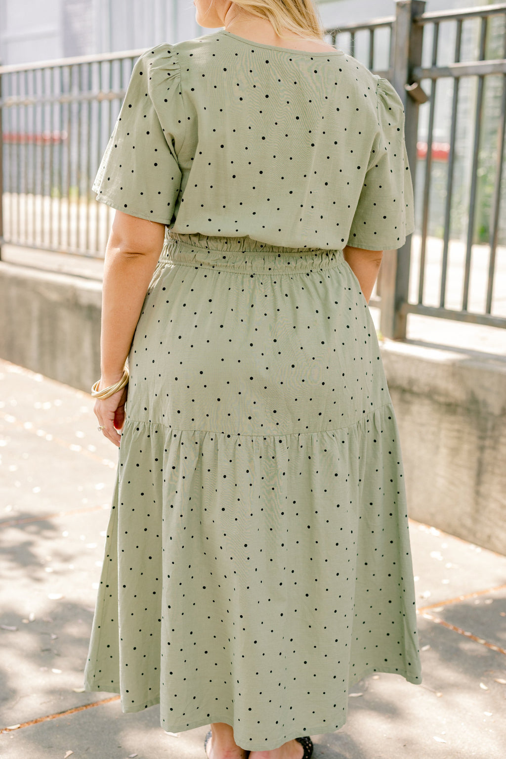 Anyone Can See Dress, Olive