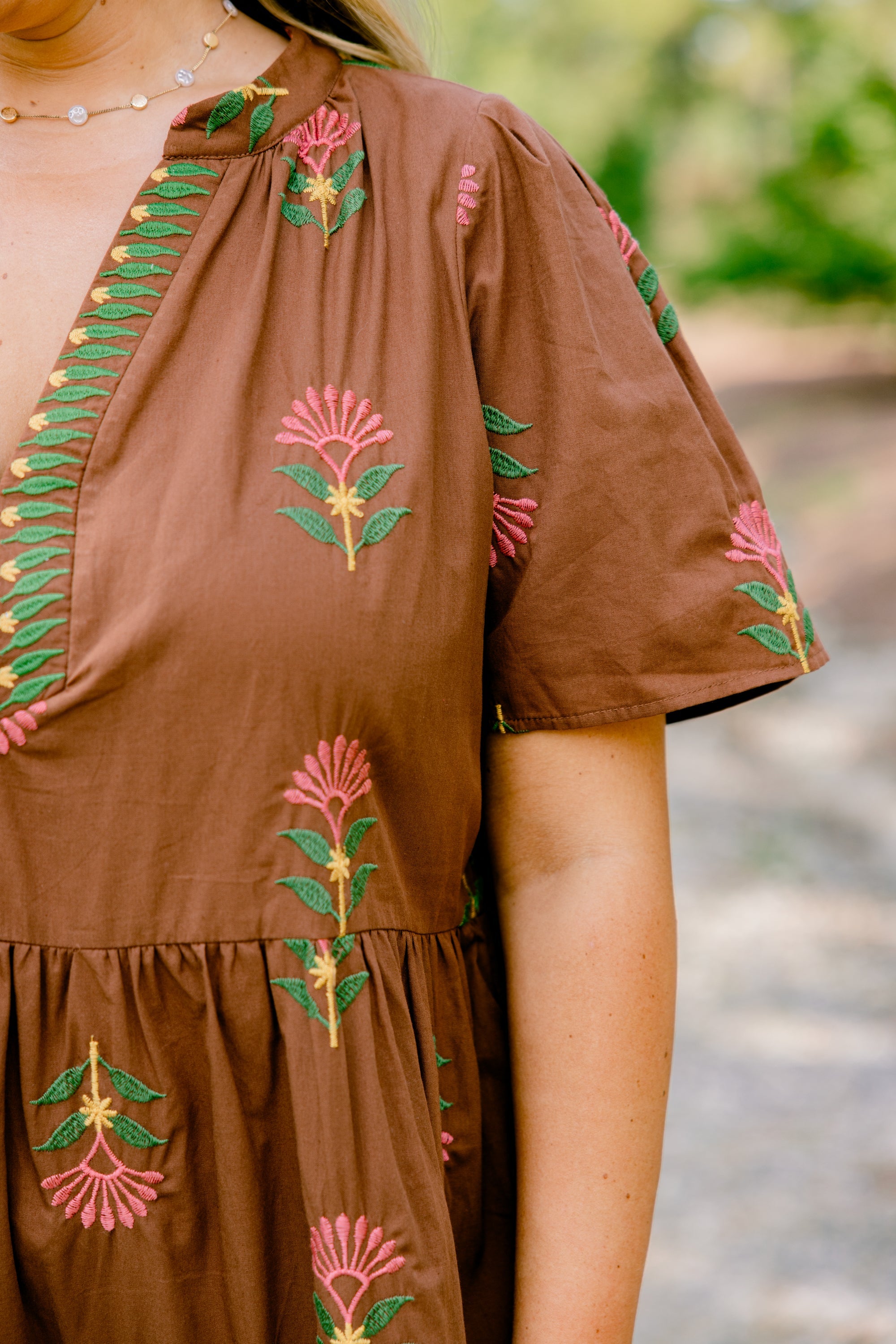 Anything Goes Dress, Brown