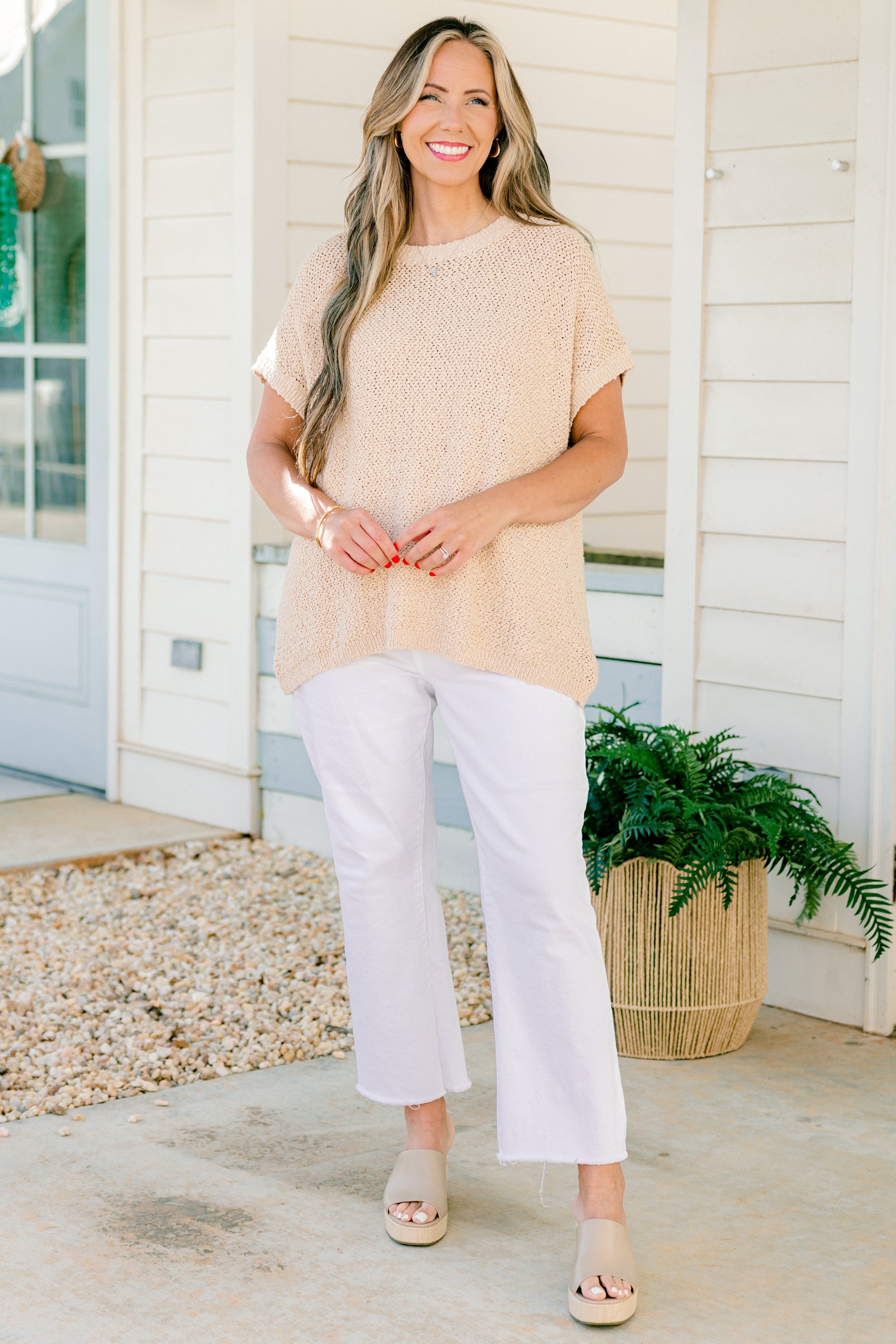 Apple Of My Eye Top, Khaki