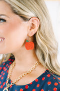 Applelicious Delight Earrings, Red