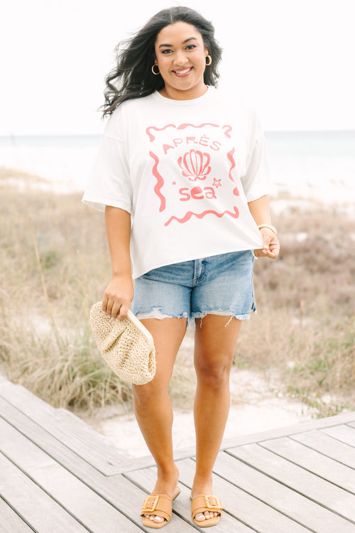 Apres Sea Vintage Wash Tee, White