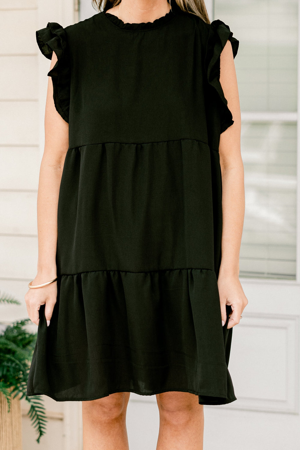 April Showers Dress, Black