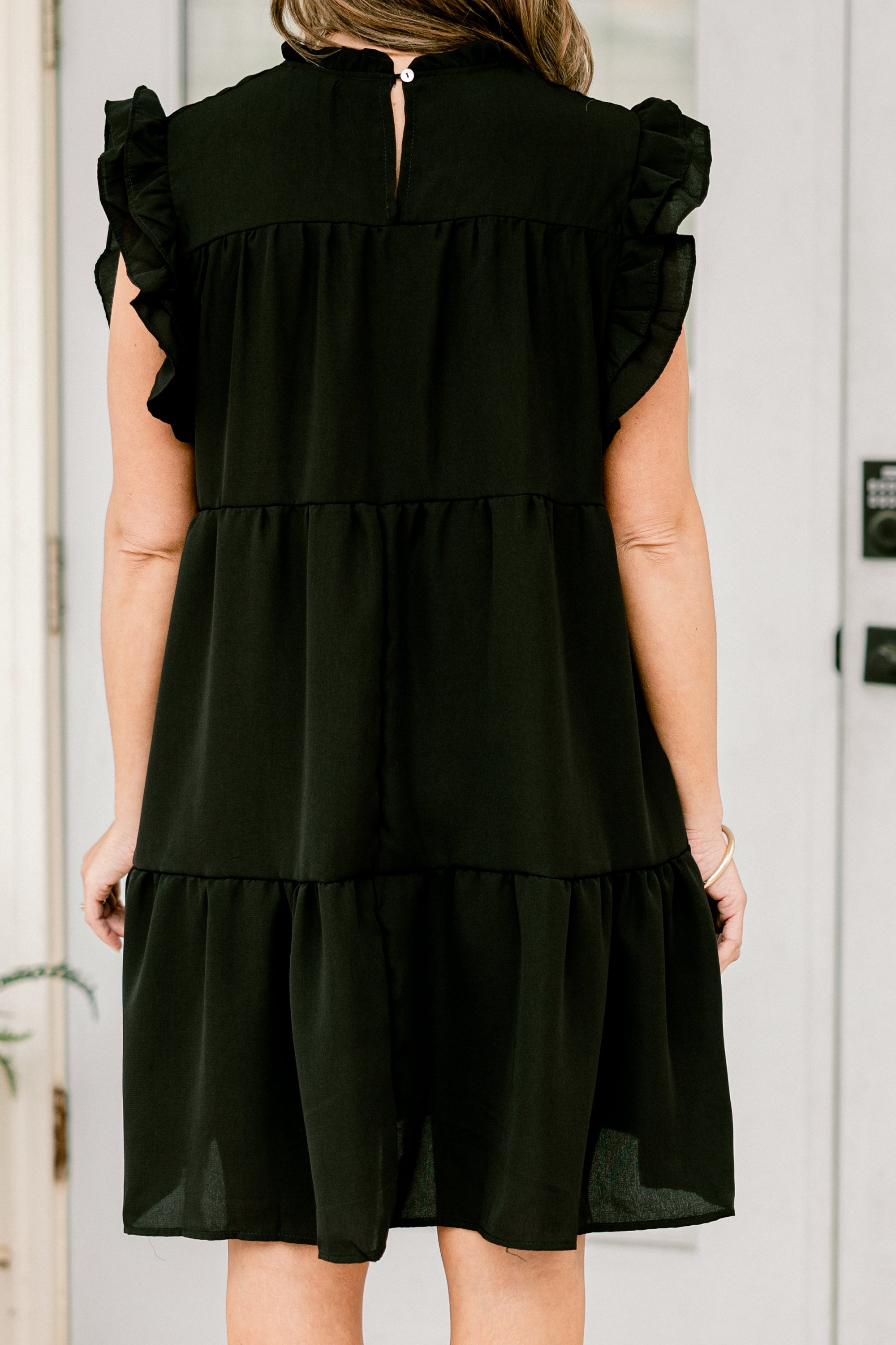 April Showers Dress, Black