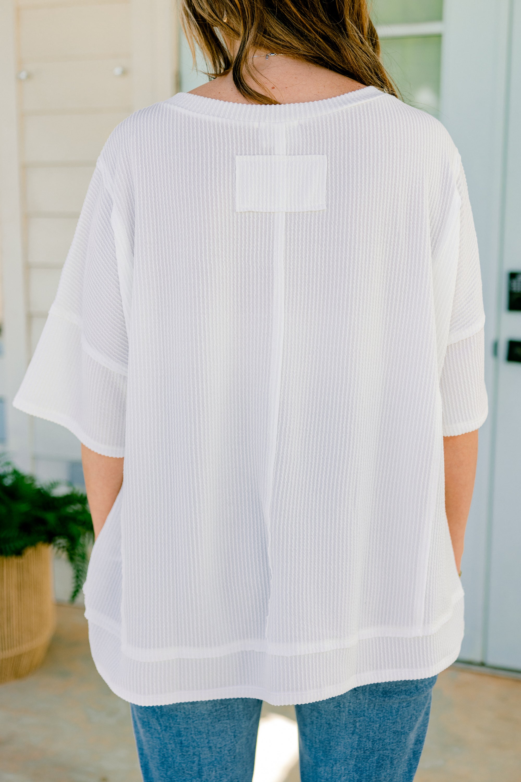 Around Love Top, Ivory