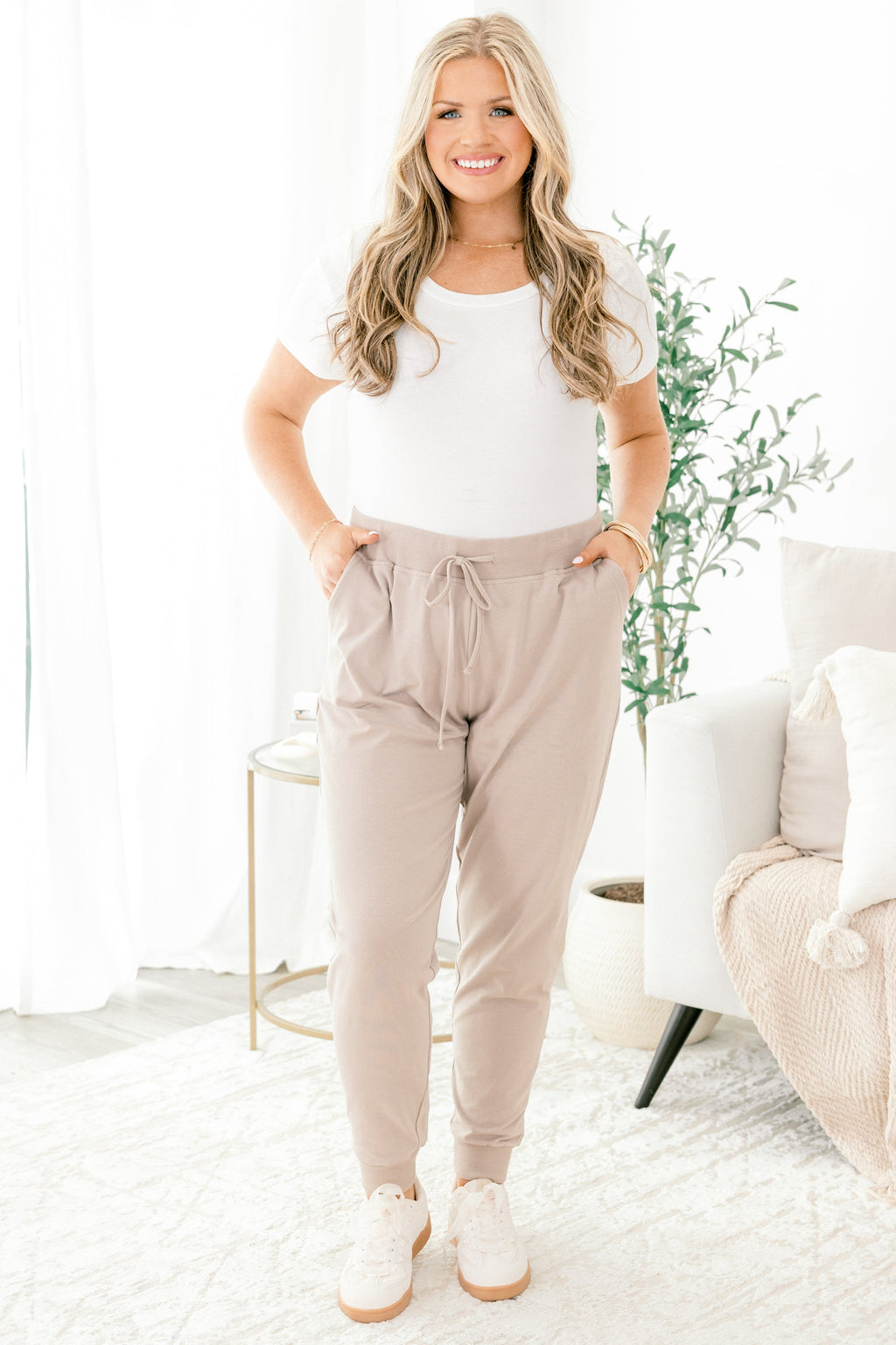Around The World Joggers, Ash Mocha