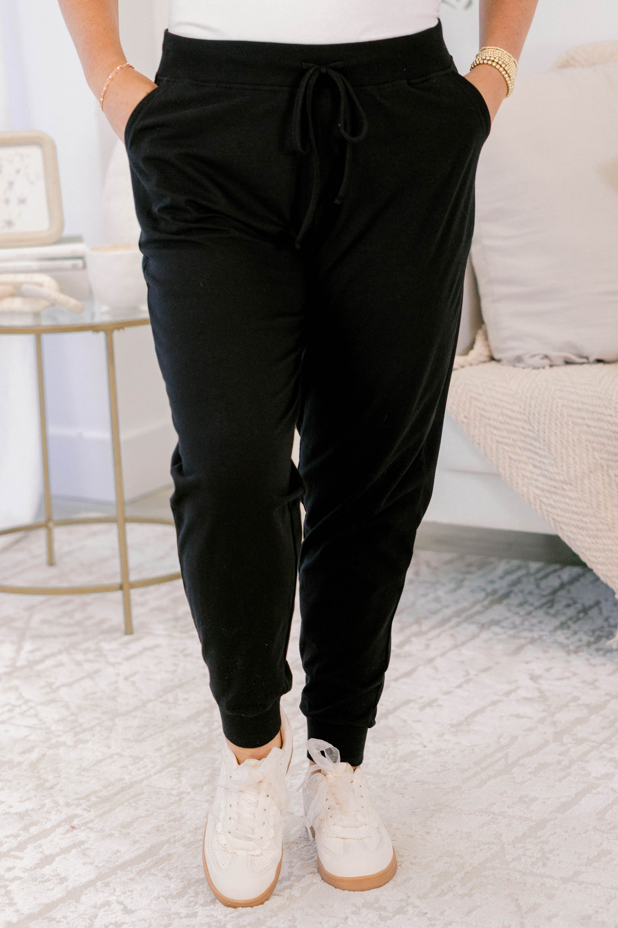 Around The World Joggers, Black
