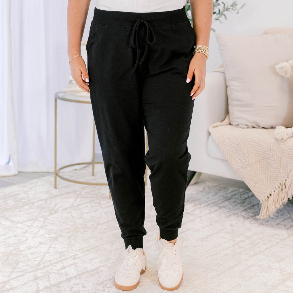 Around The World Joggers, Black