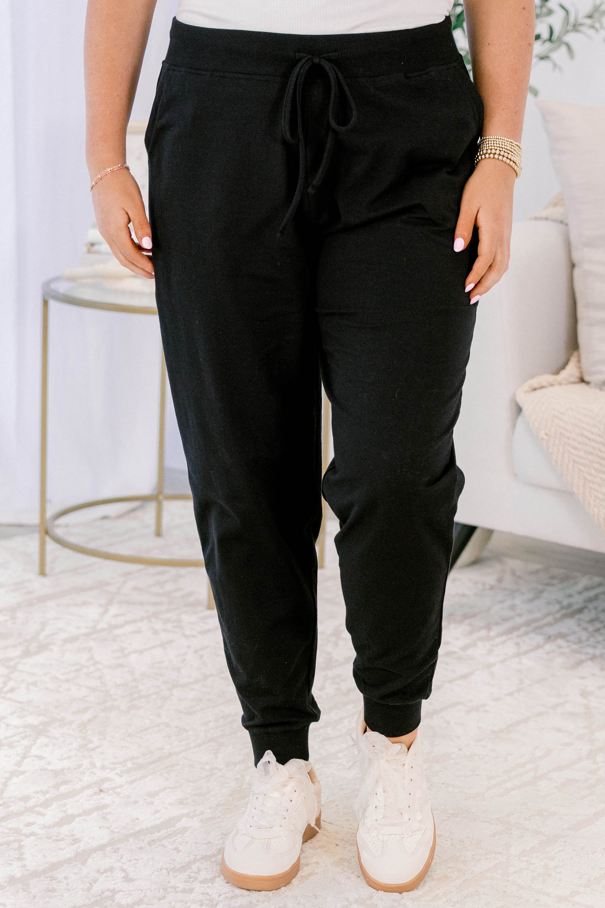 Around The World Joggers, Black