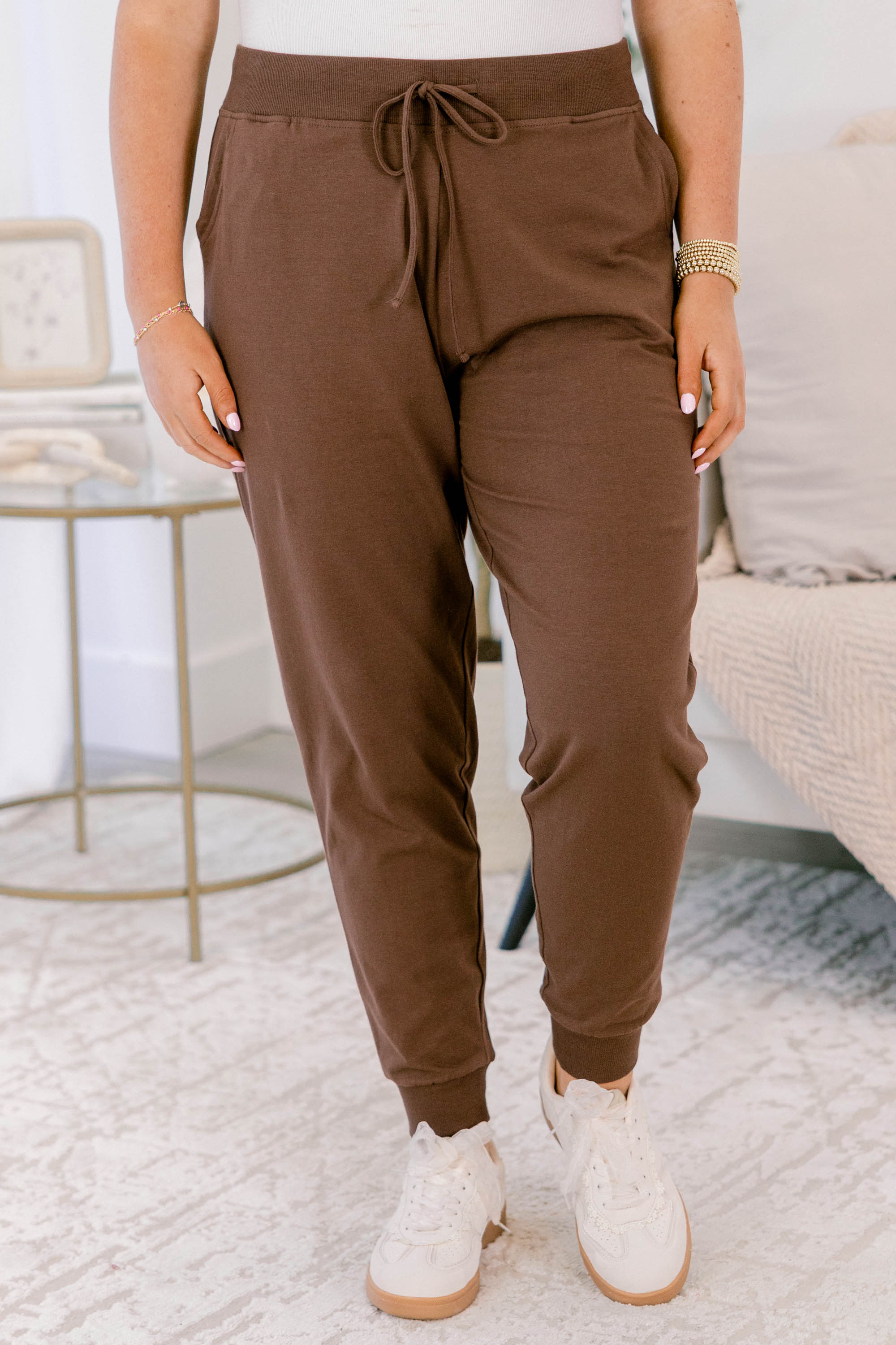 Around The World Joggers, Brown
