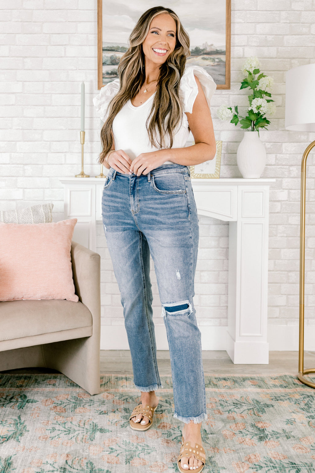 Around Town Jeans, Medium Wash