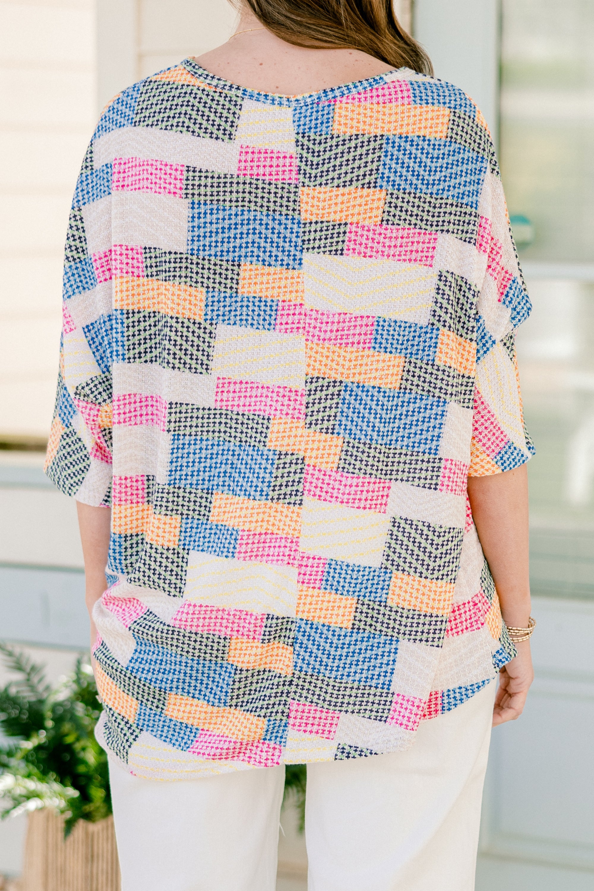 Artistic Beauty Top, Multi Stripe
