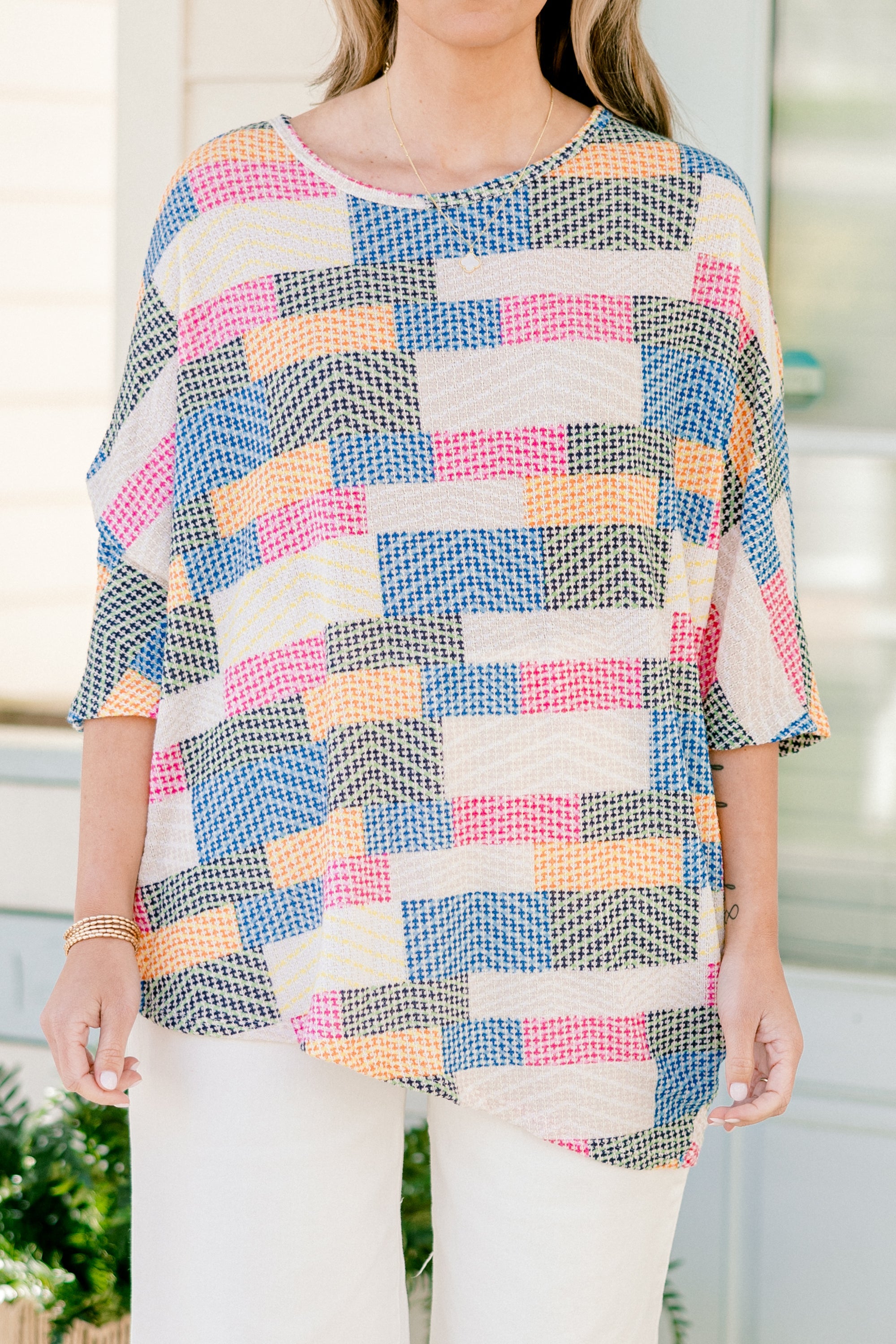 Artistic Beauty Top, Multi Stripe