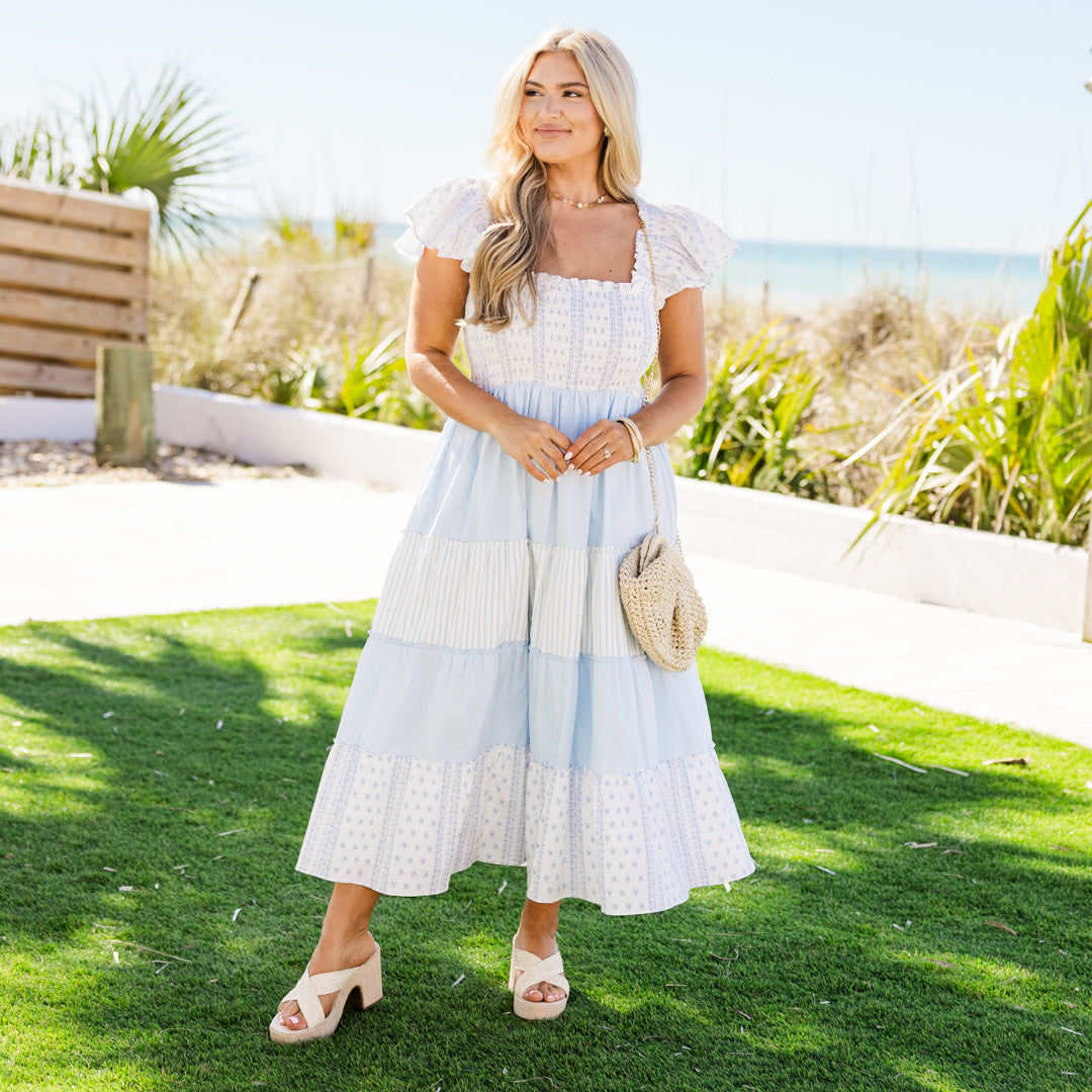 As It Should Be Dress, Blue Mix