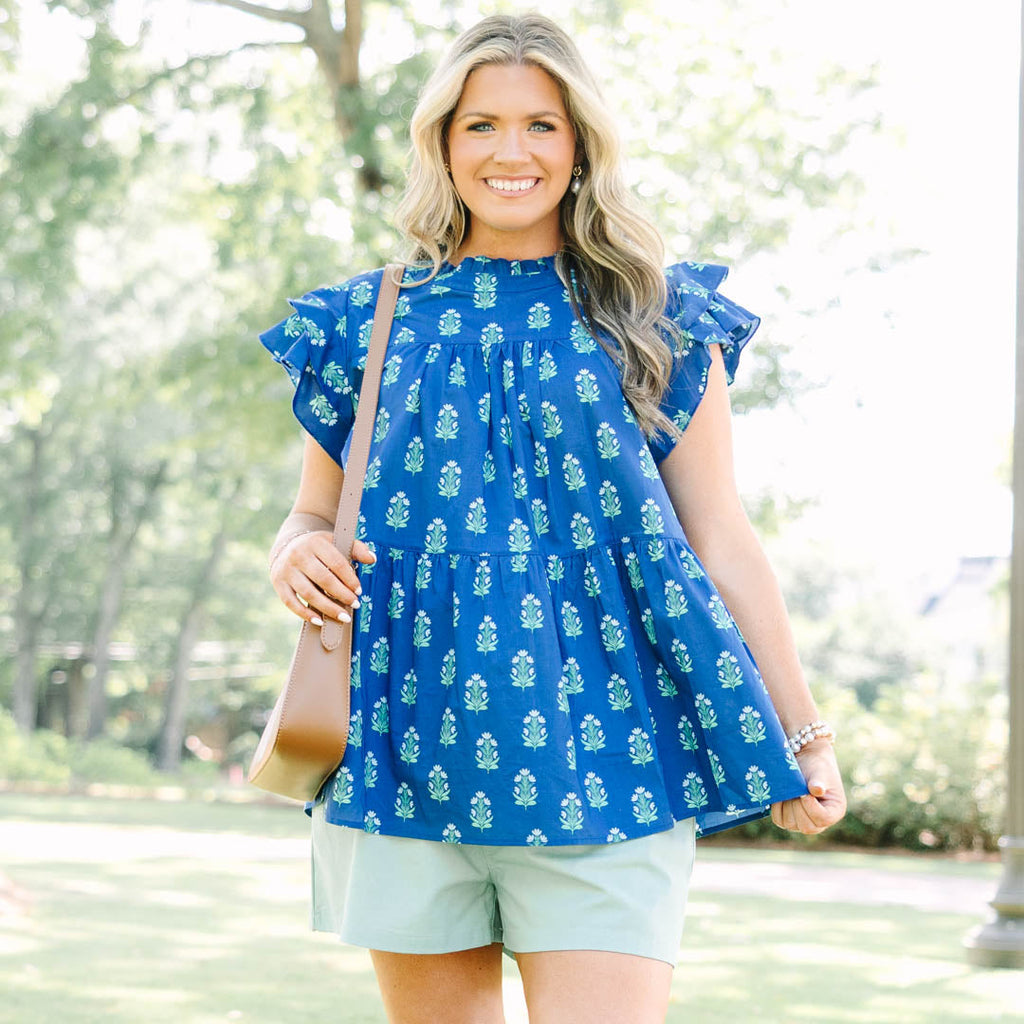 As Of Right Now Top, Navy