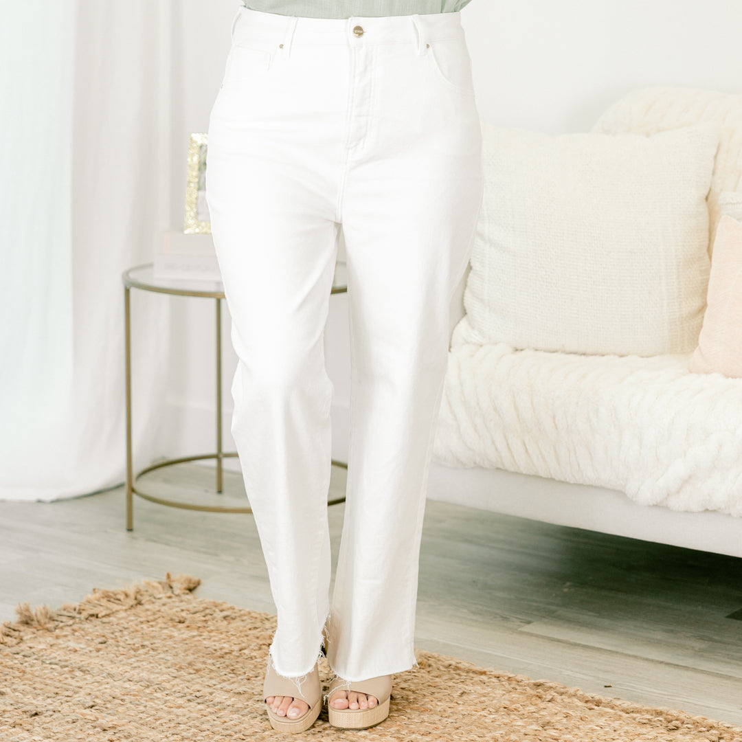 As She Pleases Jeans, White